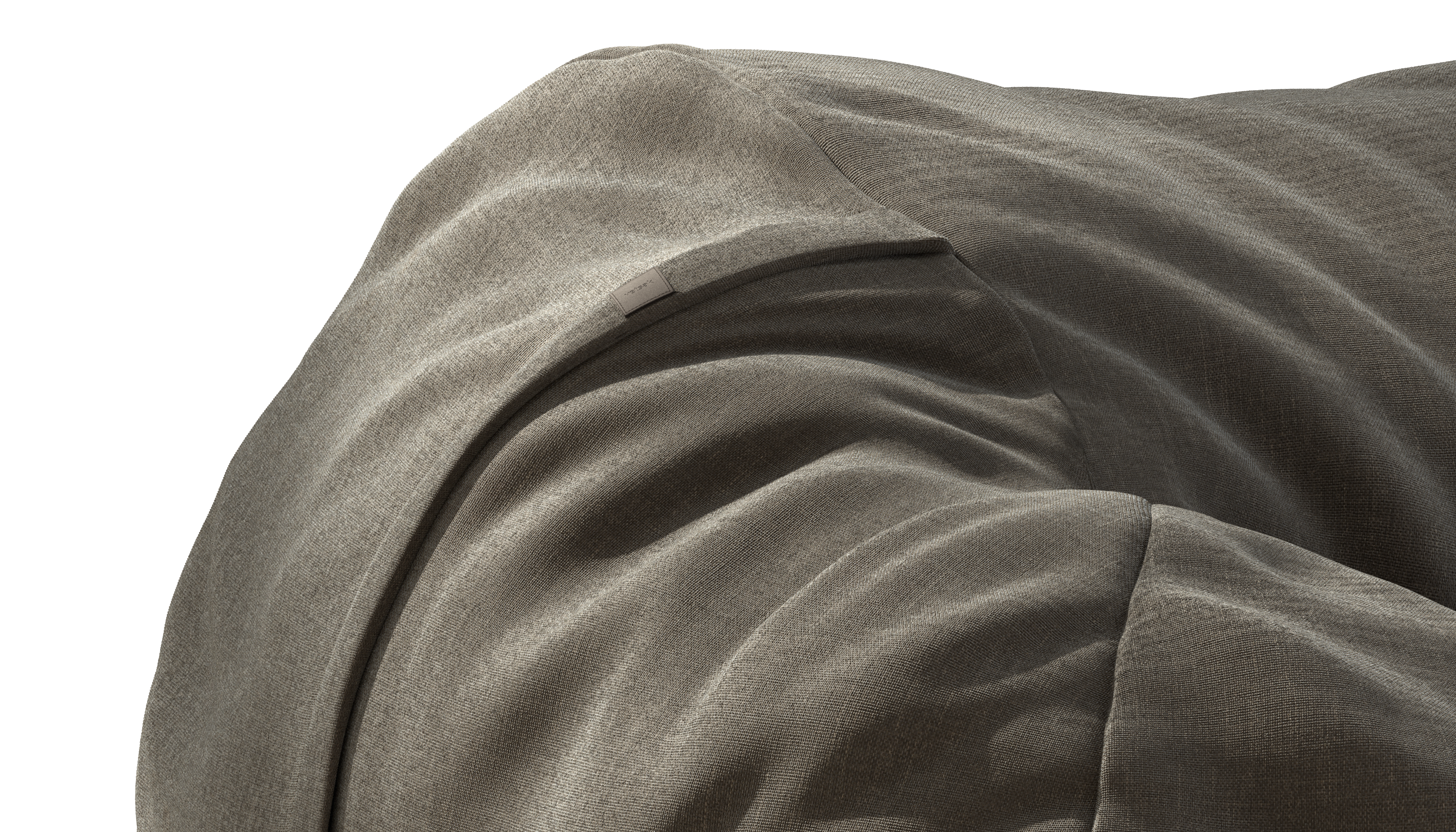 vetsak Beanbag Large pouf Breeze marrone sfoderabile