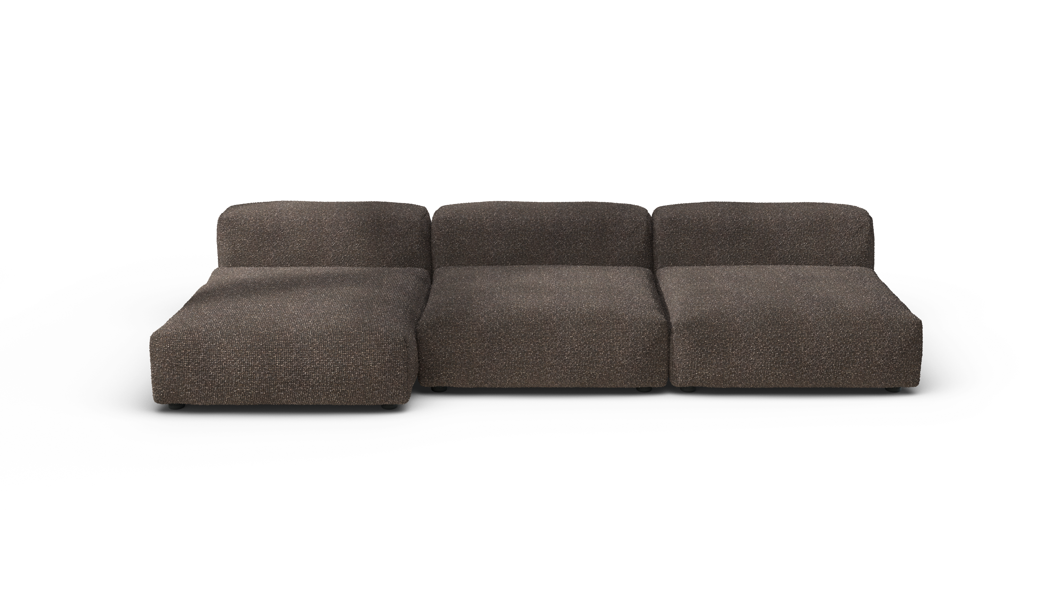 vetsak Sofa Set 04 divano modulare Nub Walnut 5 posti