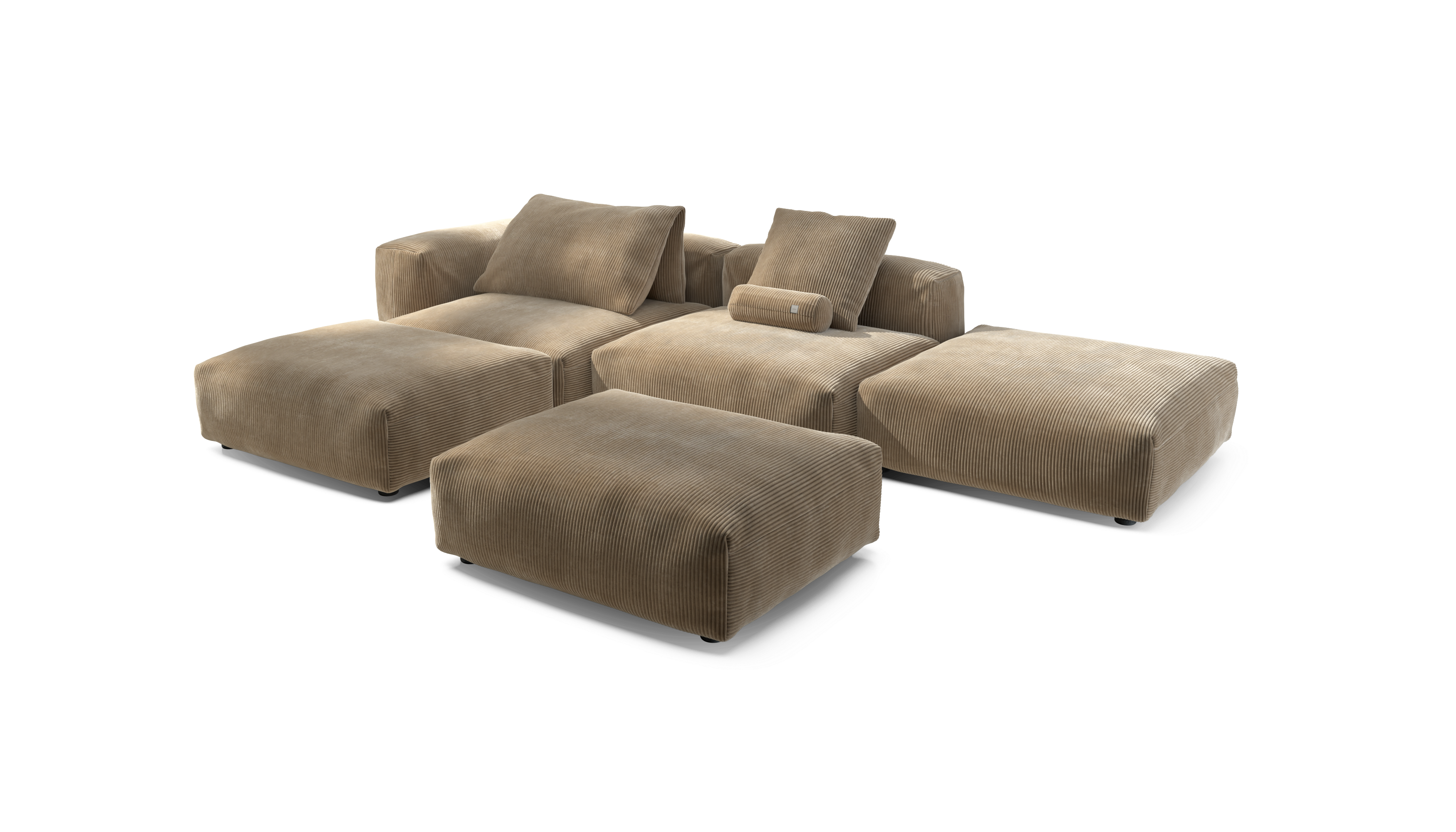 vetsak Sofa Set 09 The Island divano sabbia