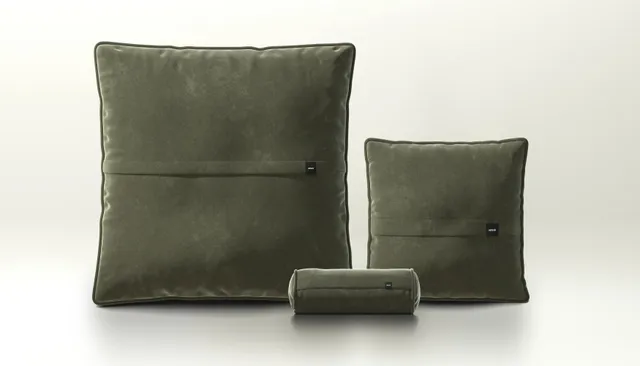 vetsak Set 2 cuscini Suave pino 2 pezzi verde