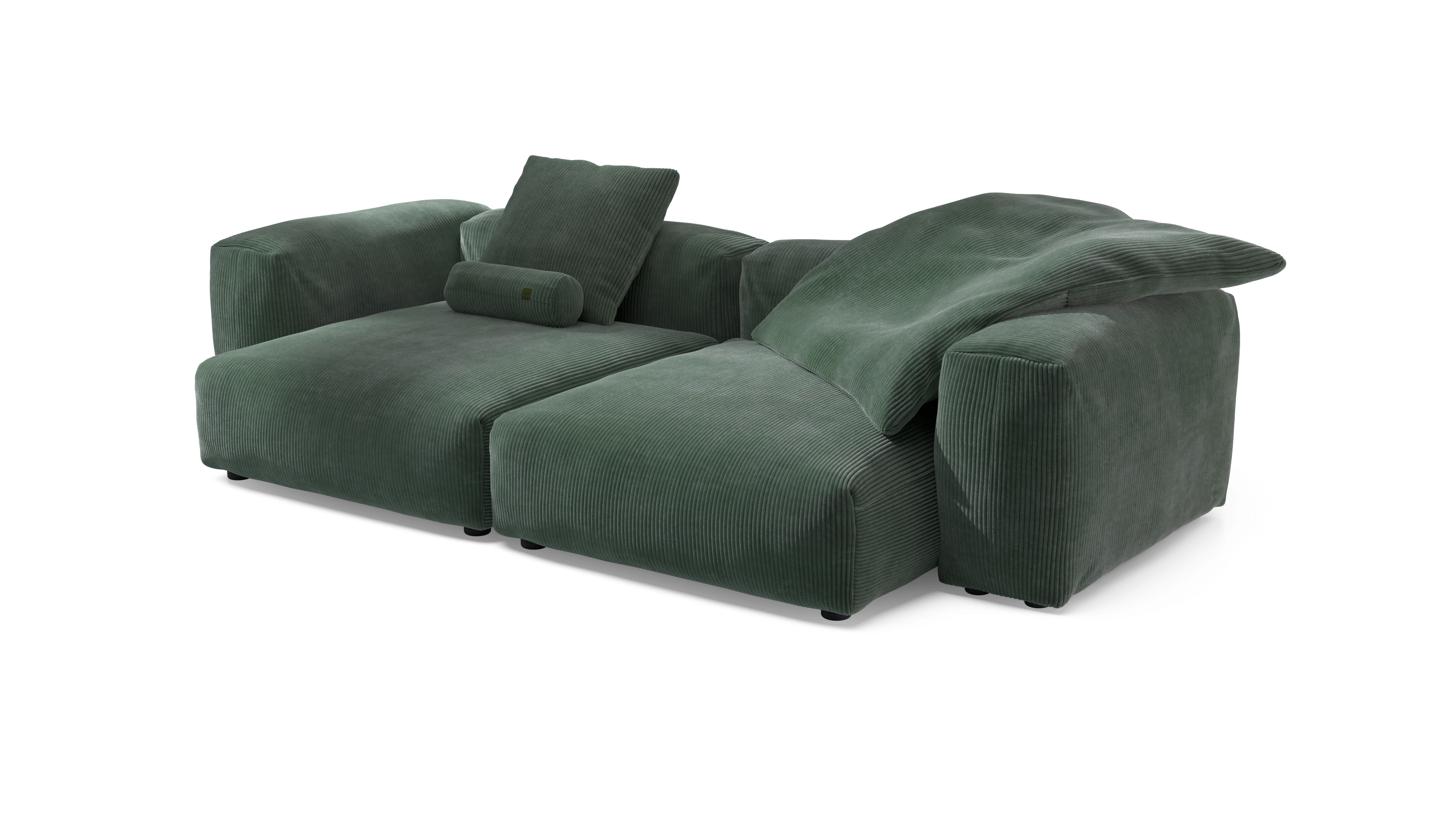 vetsak Sofa Set 02 XLarge divano modulare cord velour hunter 272x136