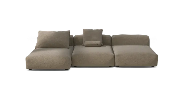 vetsak Sofa Set 04 divano 5 posti Loop Loop Taupe modulare