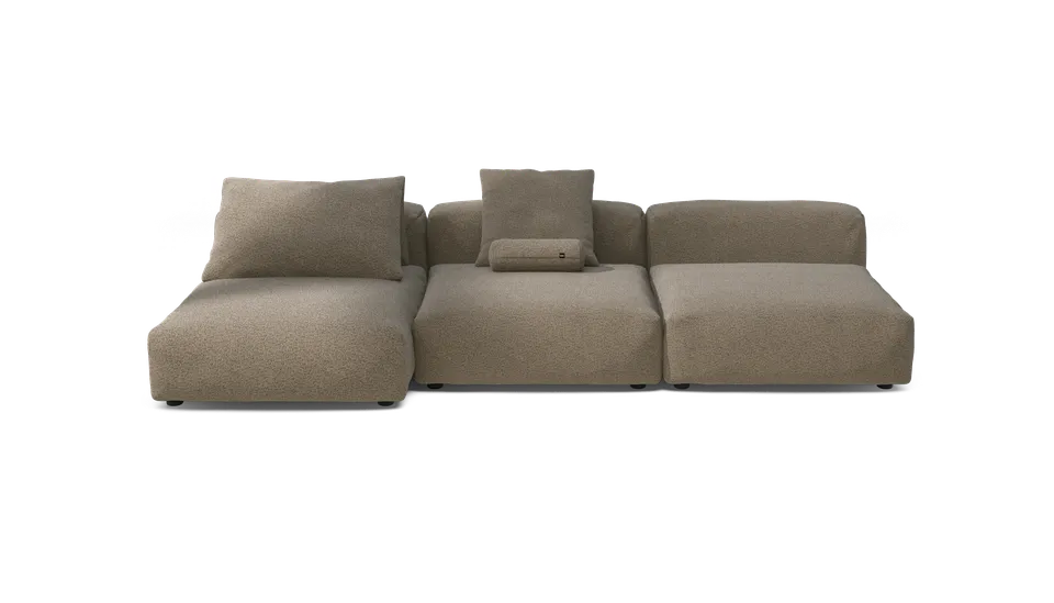 vetsak Sofa Set 04 divano 5 posti Loop Loop Taupe modulare