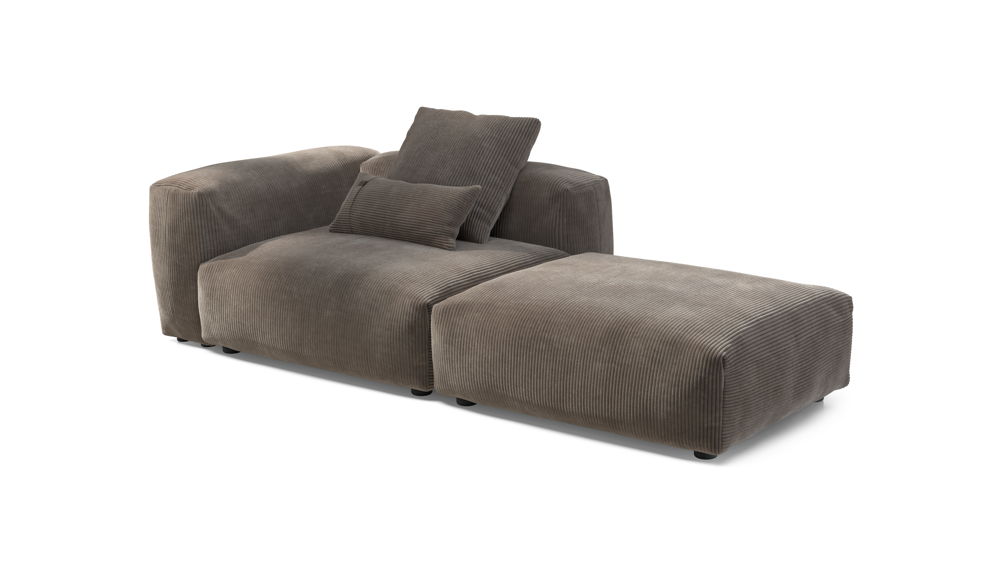 vetsak Sofa Set 01 L divano modulare mocha velluto