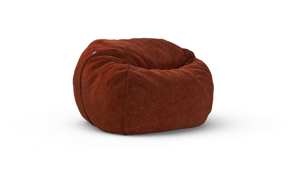 vetsak Cover Beanbag Medium fodera pouf nub sienna sfoderabile