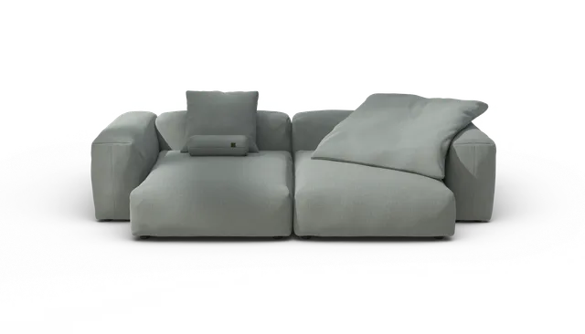 vetsak Sofa Set 02 XL divano modulare Breeze salvia