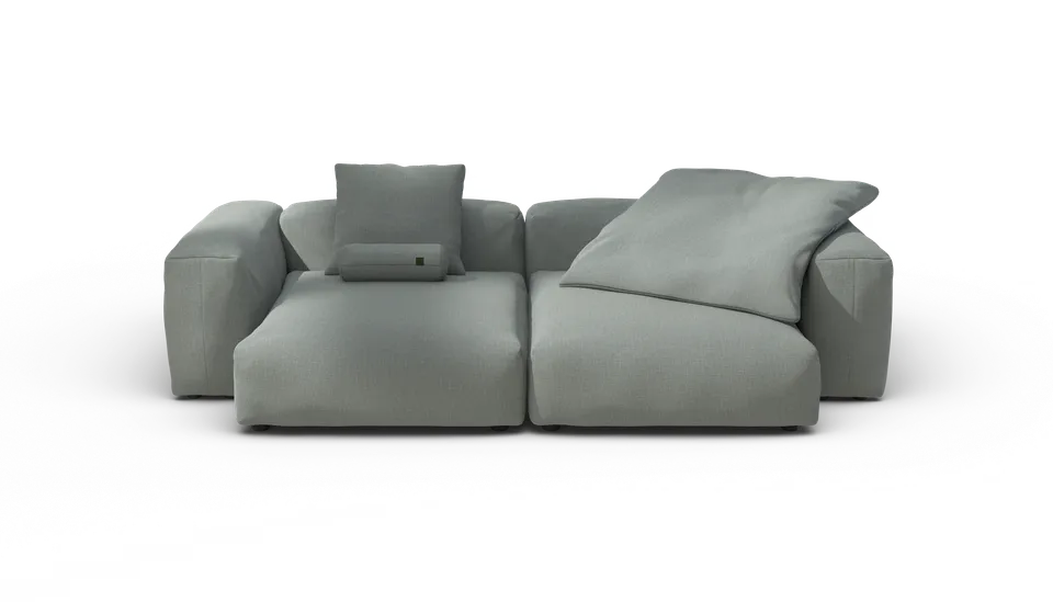 vetsak Sofa Set 02 XL divano modulare Breeze salvia