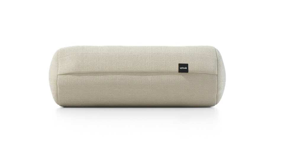 vetsak Noodle cuscino cilindrico Pique Beige da esterno