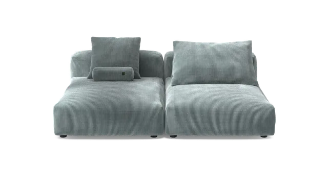 vetsak Sofa Set 01 XLarge divano modulare velluto menta 3,5 posti