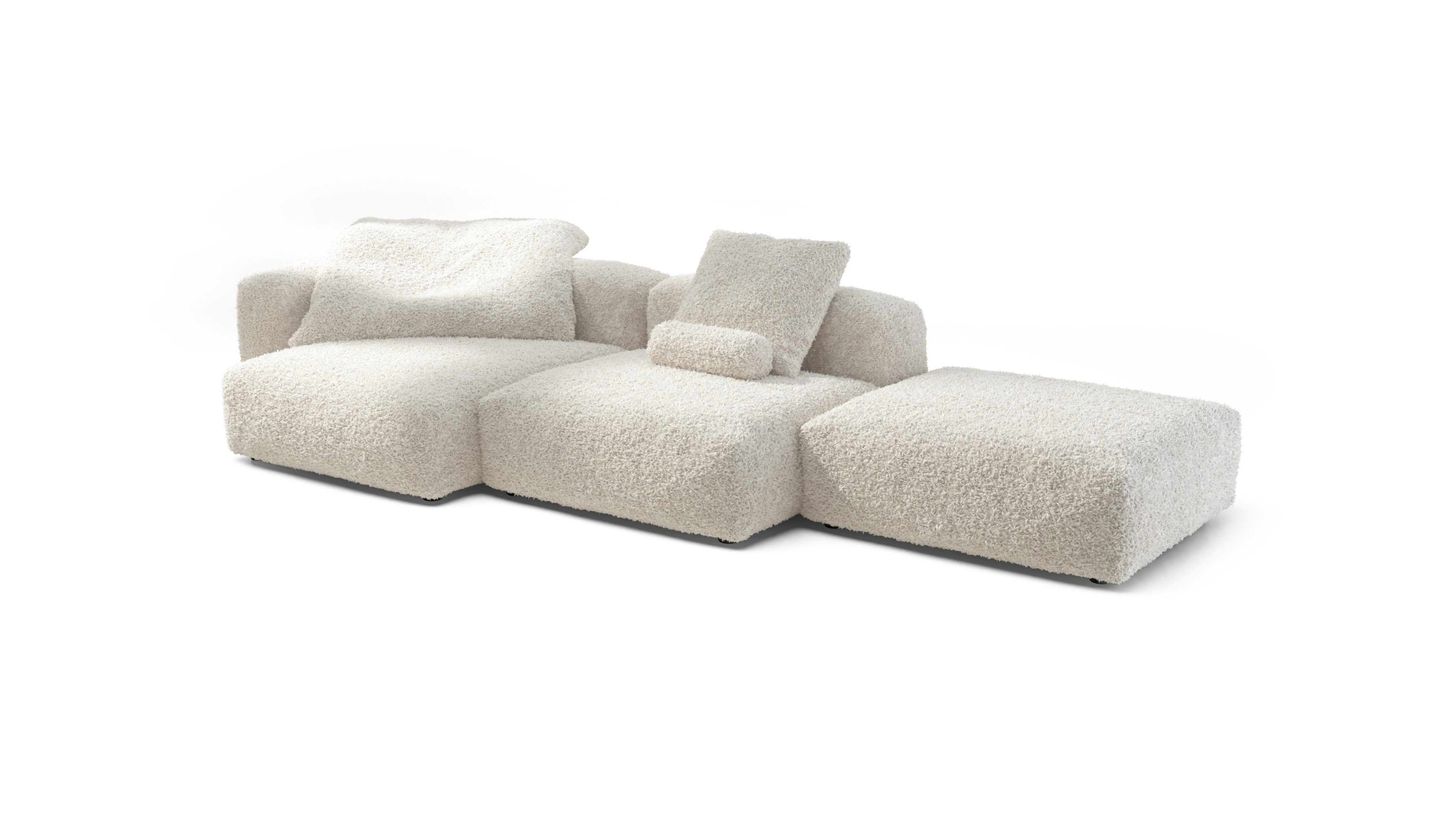 vetsak Set 04 divano modulare Doodle Creme 5 posti