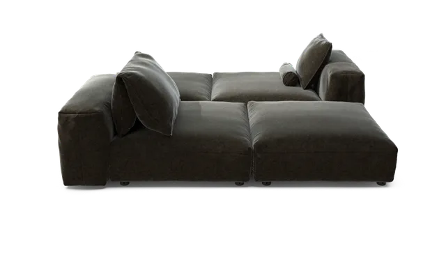 vetsak Sofa Set 08 Daybed divano modulare Suave Antracite 6 posti