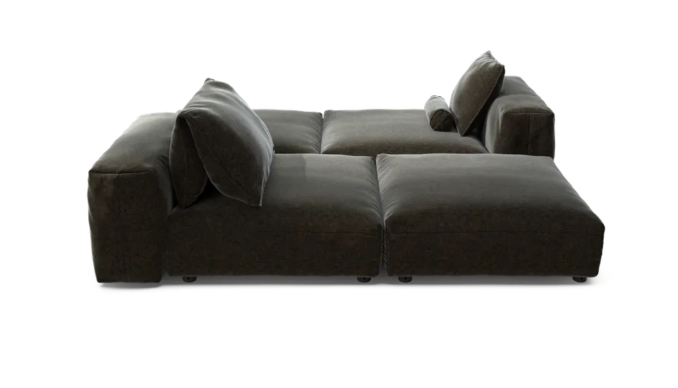 vetsak Sofa Set 08 Daybed divano modulare Suave Antracite 6 posti