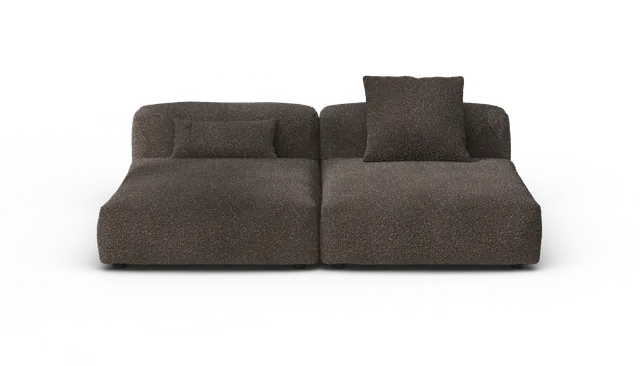 vetsak Sofa Set 01 Large divano Nub noce 3,5 posti