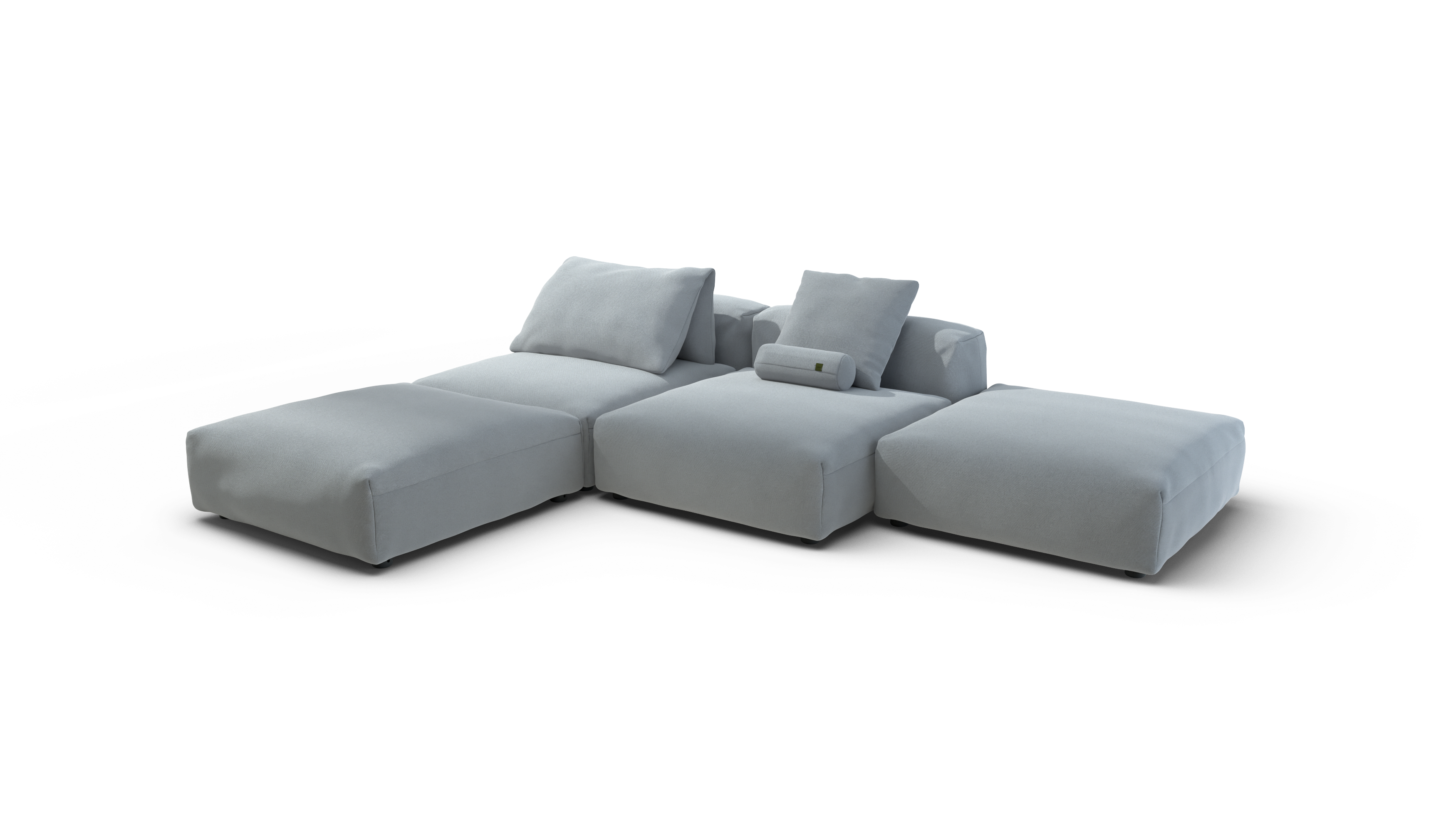 vetsak Sofa Set 08 Daybed divano turchese 210x241 da esterno
