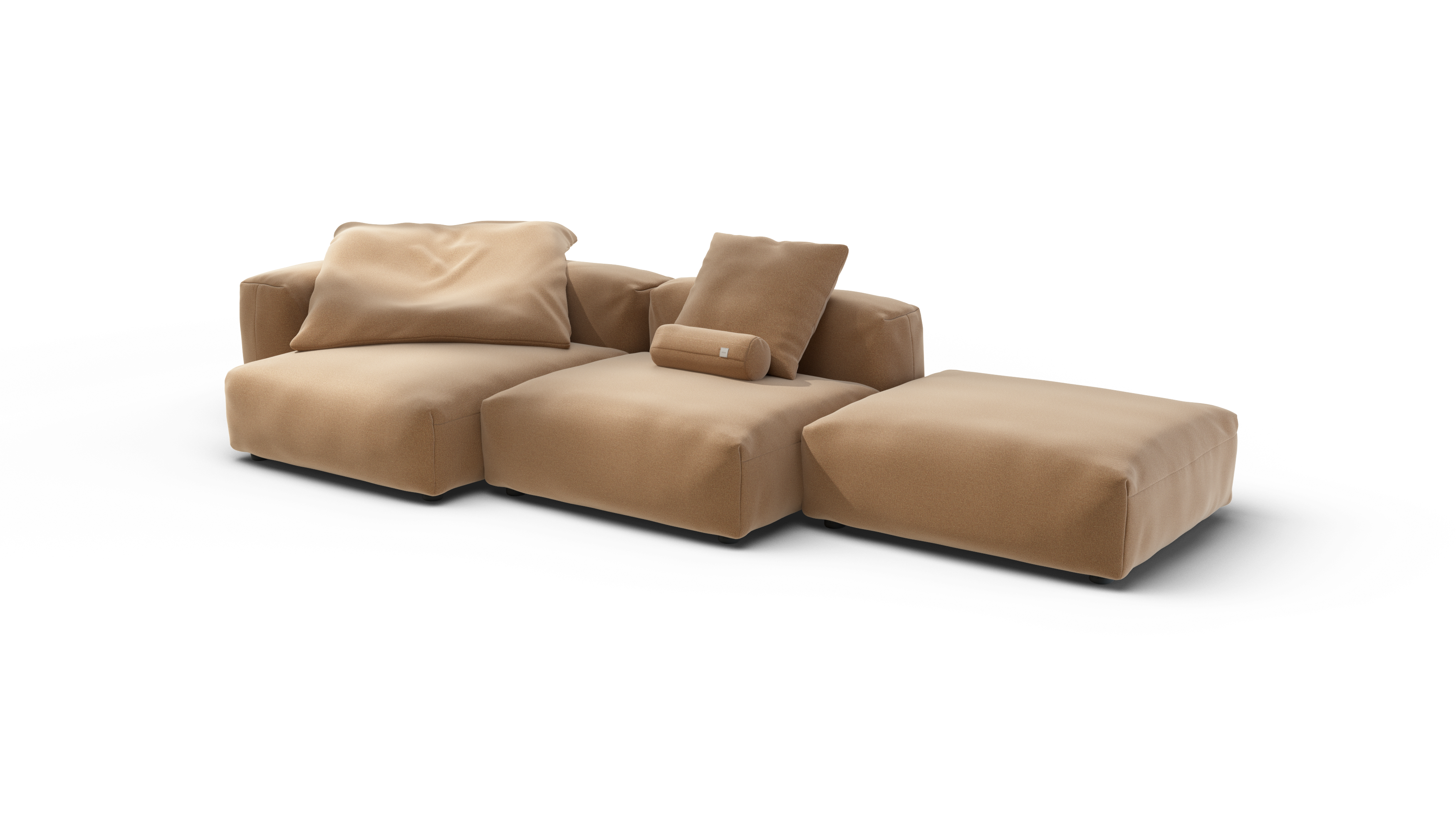 Vetsak Sofa Set 04 divano modulare 5 posti piqué wheat