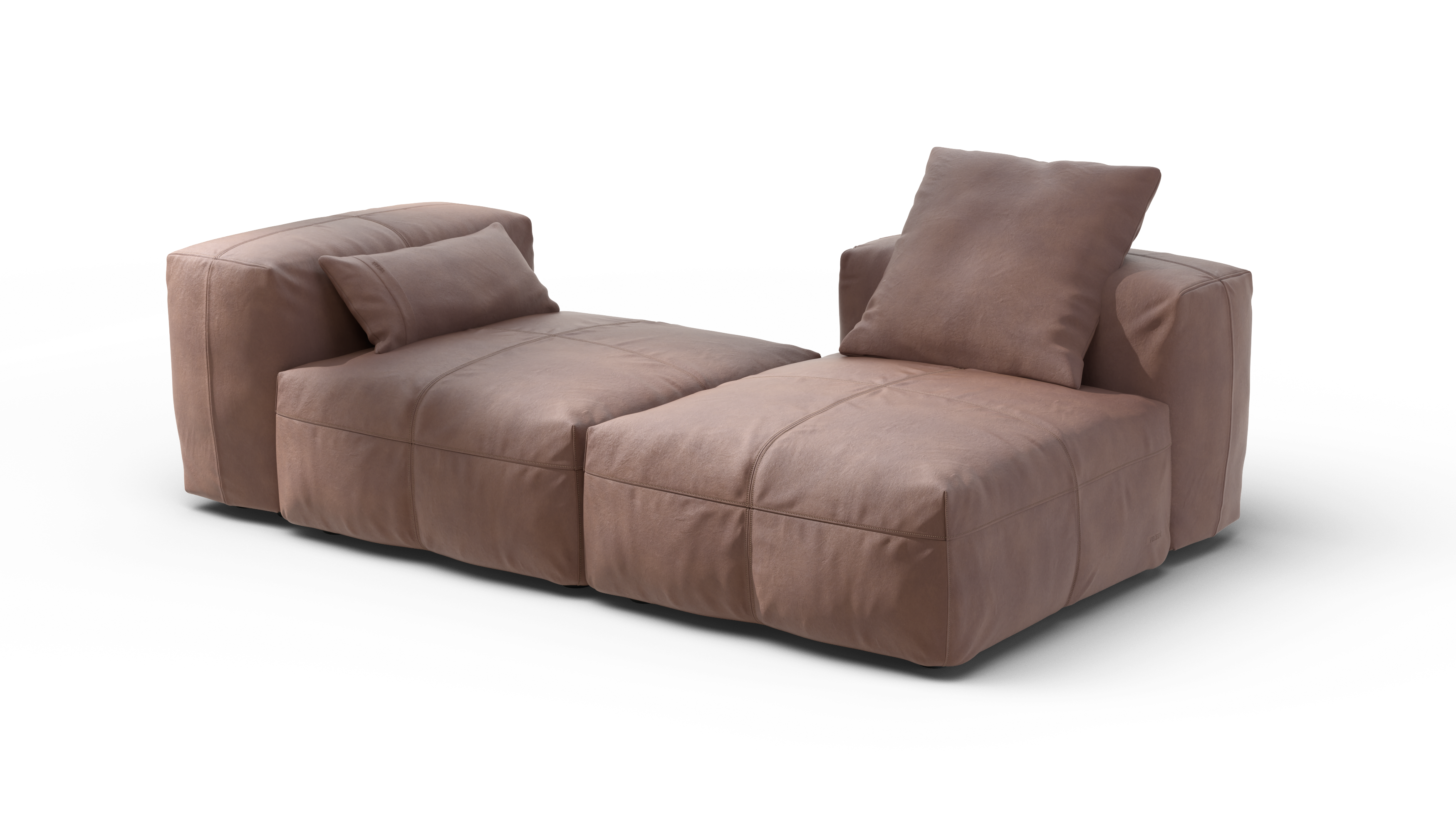 vetsak Sofa Set 01 Medium divano stone pelle 2,5 posti