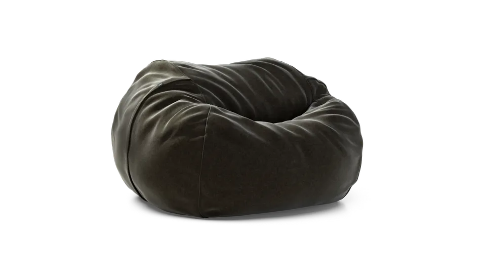 vetsak Pouf Large poltrona sacco suave antracite