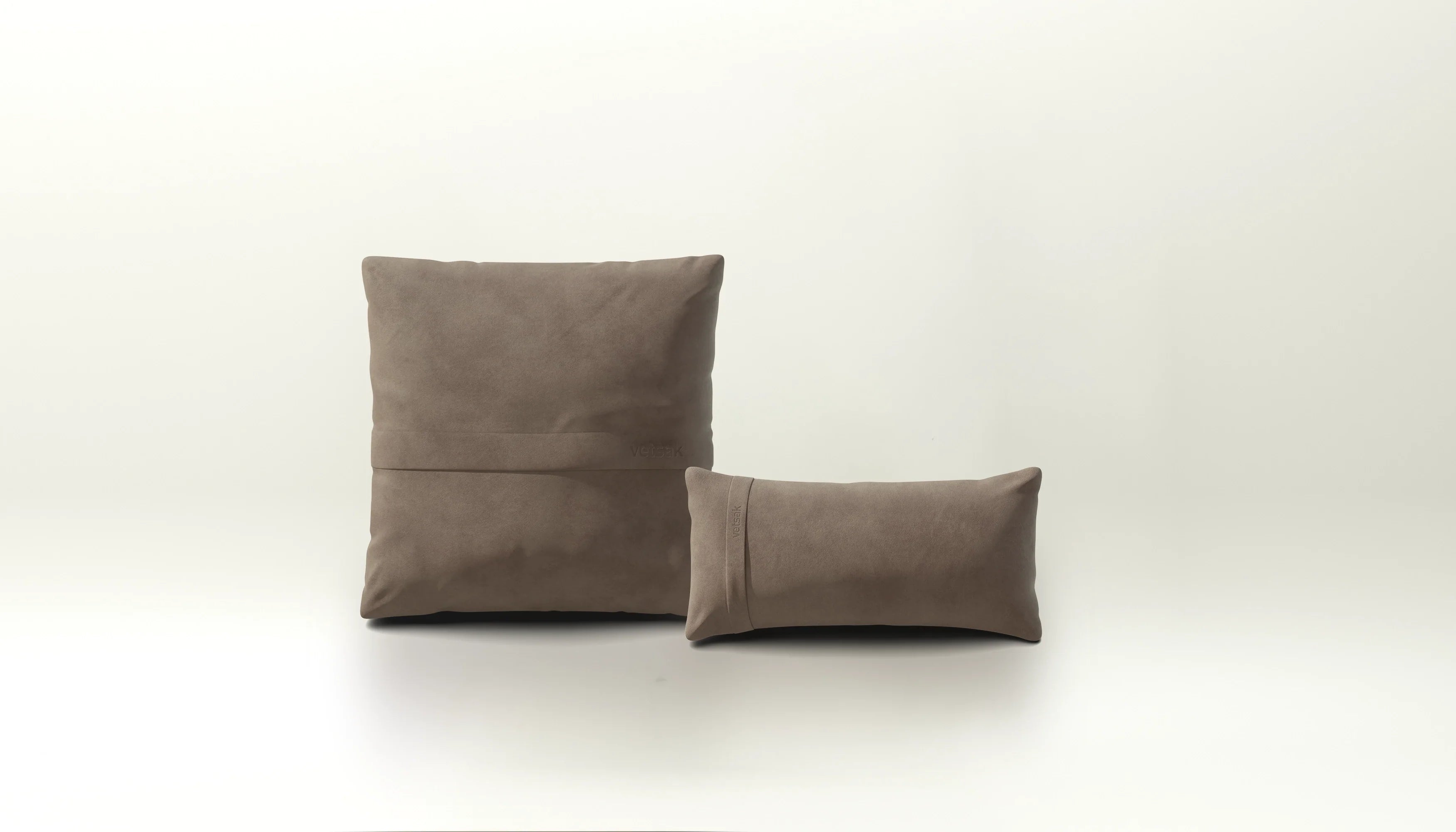vetsak Pillow Set 1 set cuscini pelle cacao