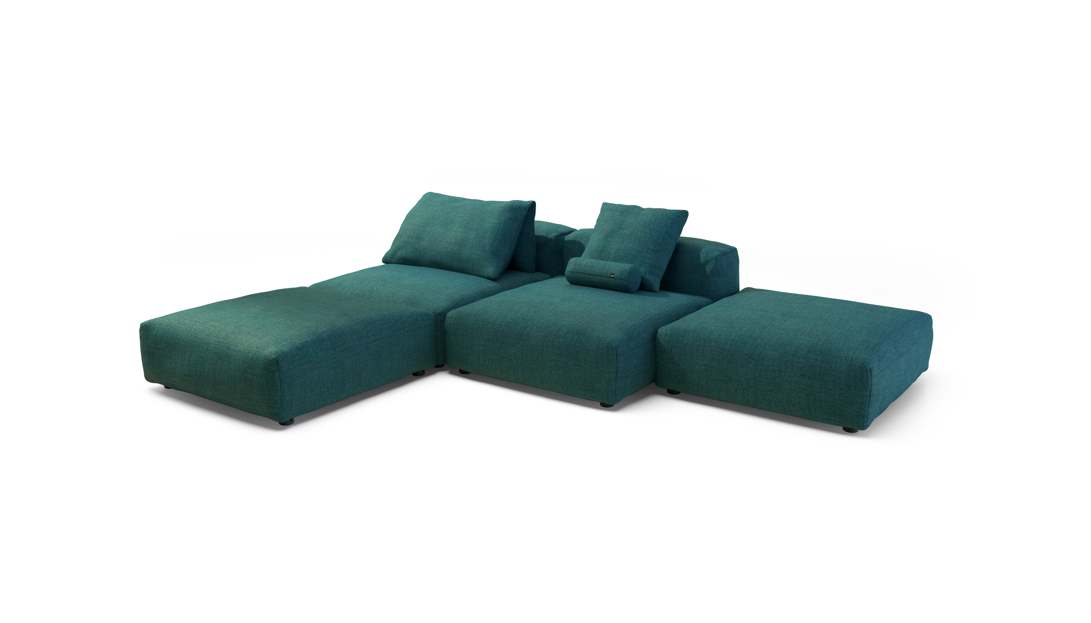 vetsak Sofa Set 08 Daybed divano modulare Pique cedro 6 posti