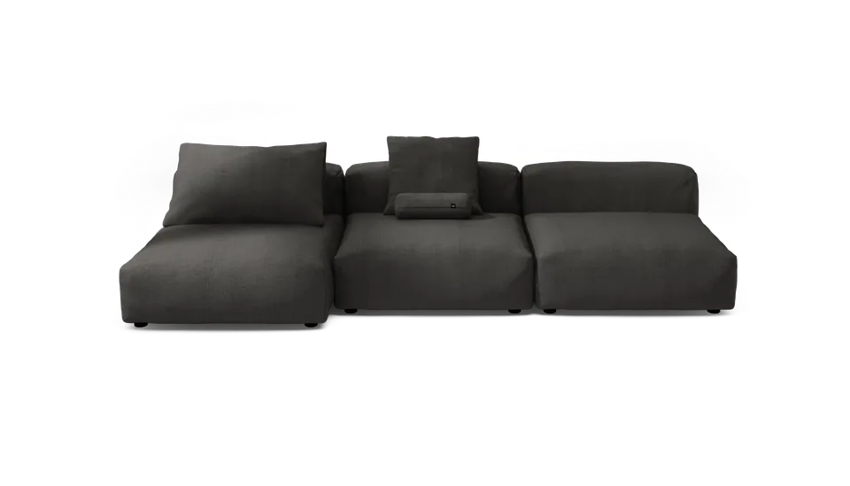 vetsak Sofa Set 04 Herringbone divano 5 posti grigio