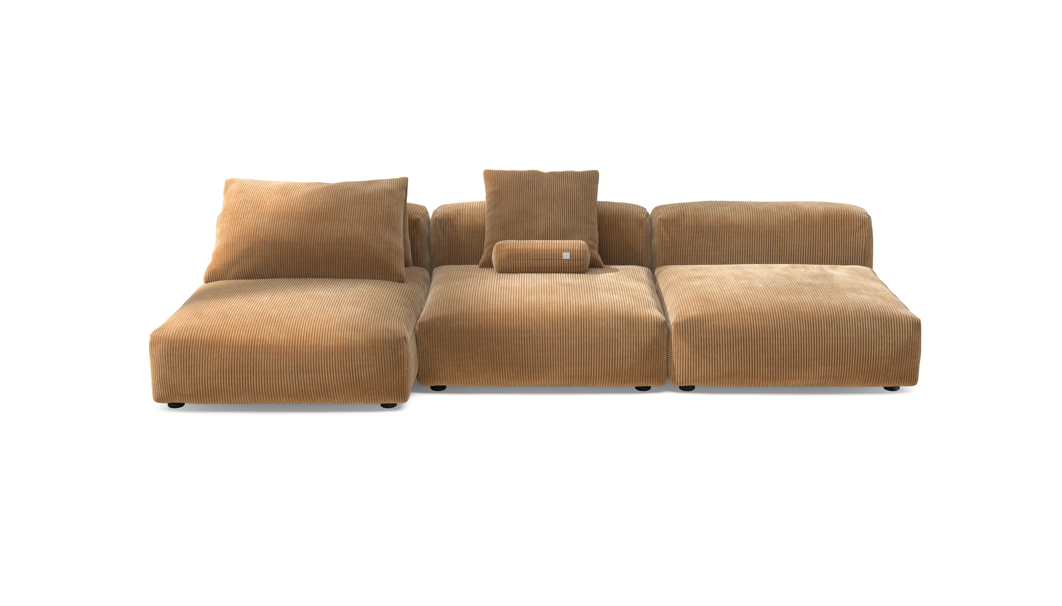 vetsak Sofa Set 04 divano modulare cammello cord 315x136