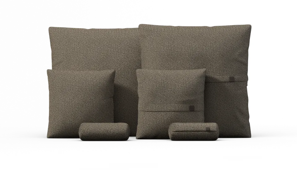 vetsak Pillow Set 3 set cuscini loop loop taupe
