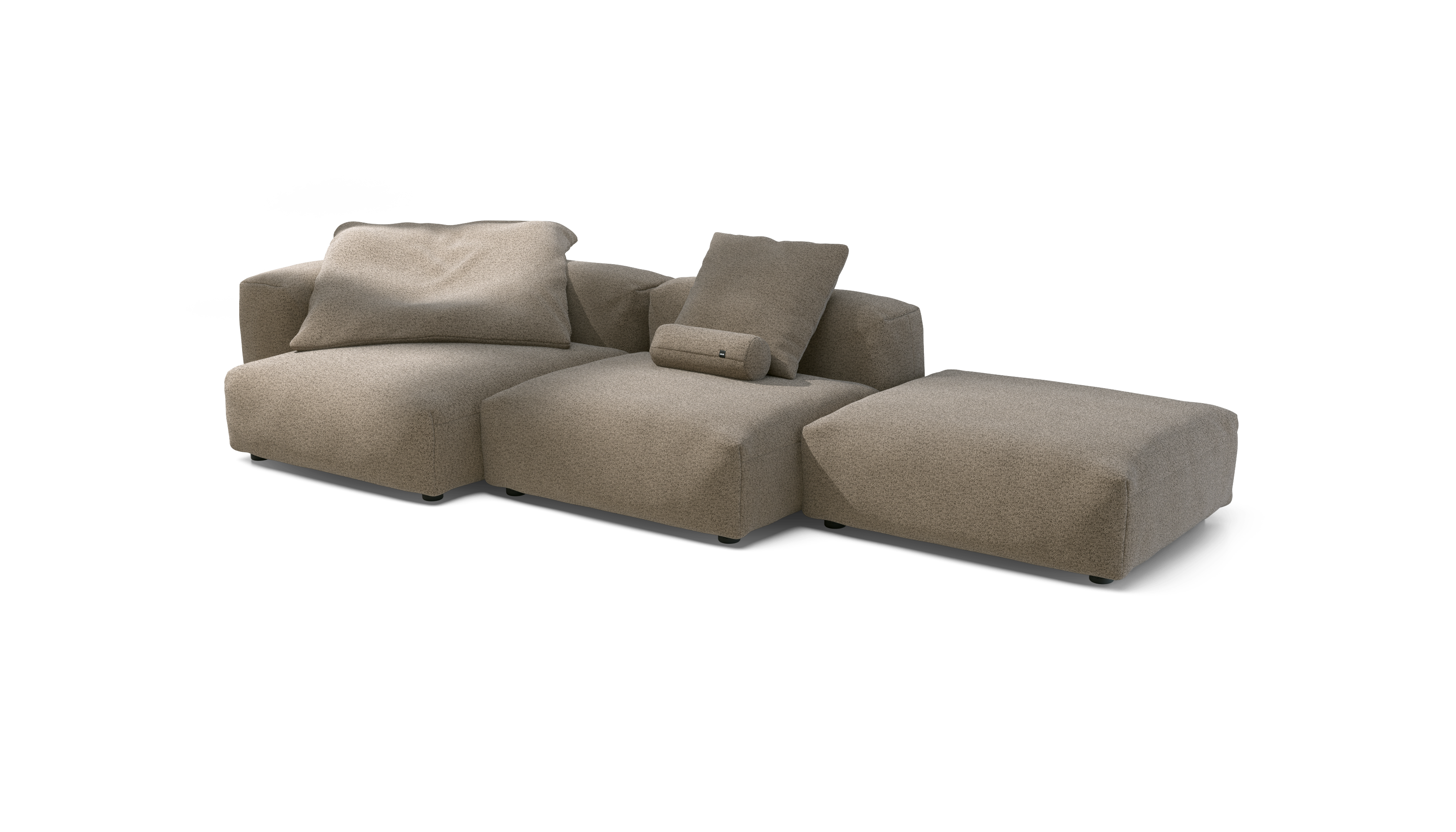 vetsak Sofa Set 04 divano 5 posti Loop Loop Taupe modulare
