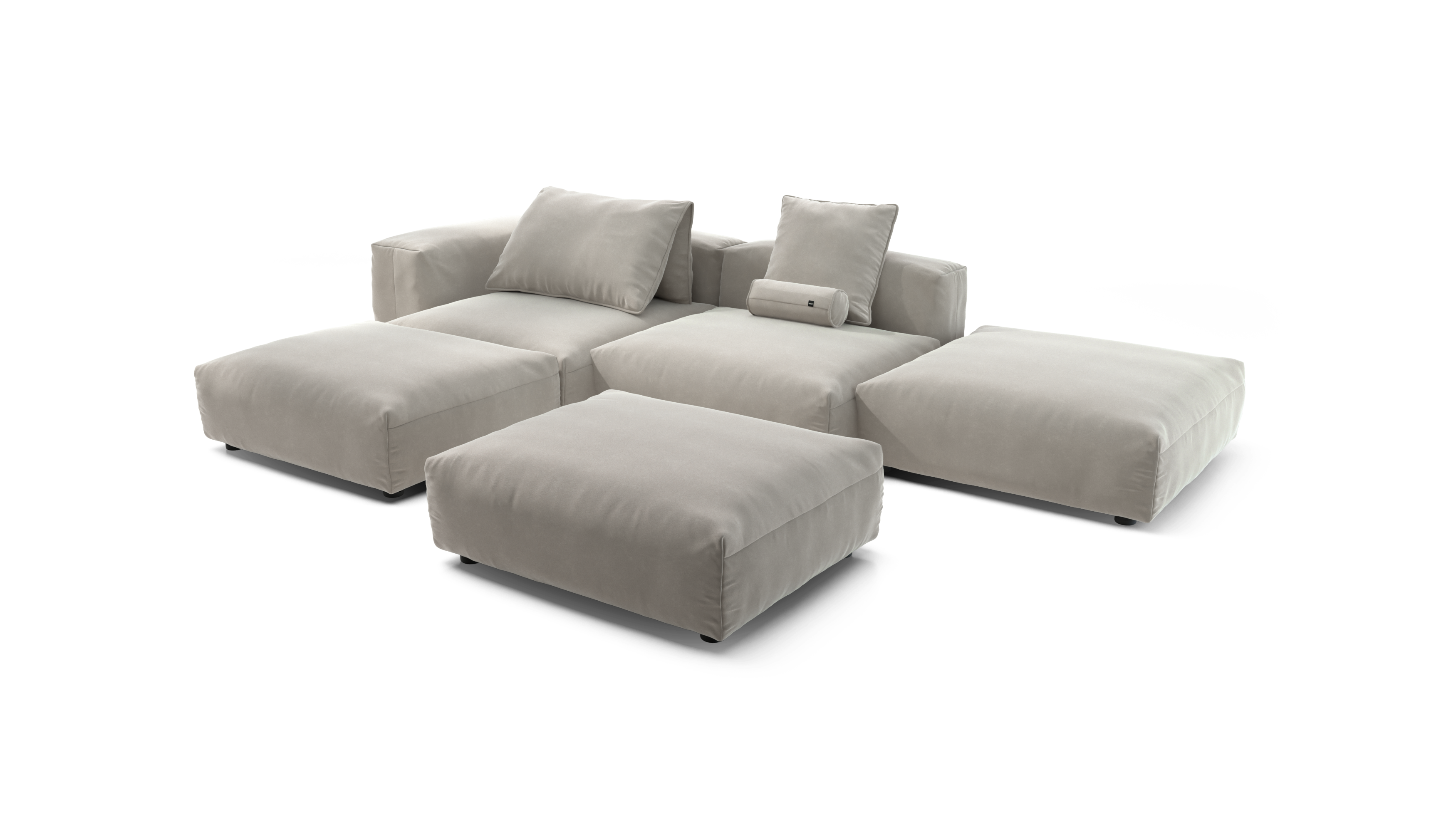vetsak Sofa Set 09 The Island divano suave clay 7 posti