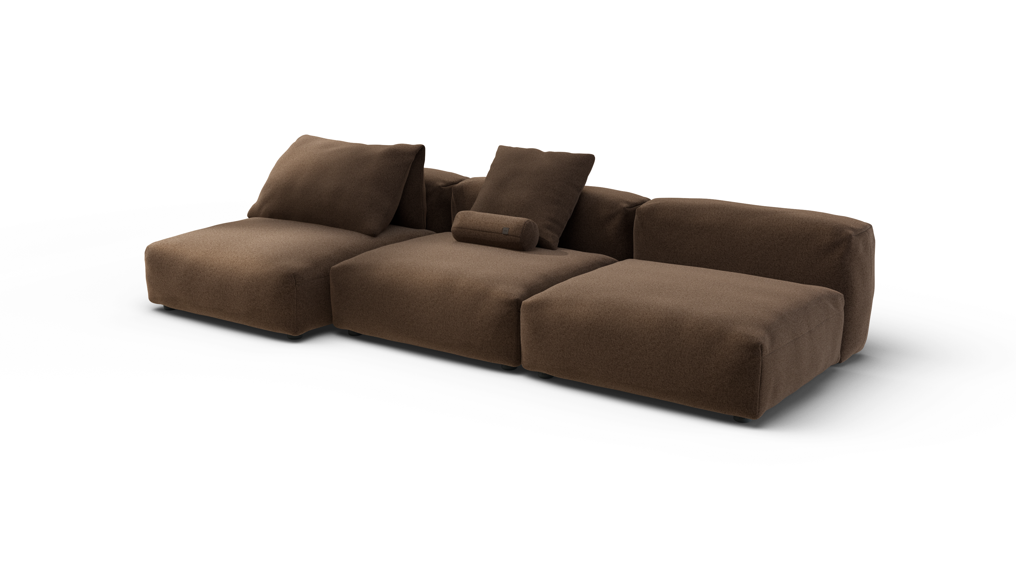 vetsak Sofa Set 04 divano modulare Pebble Umber 5 posti