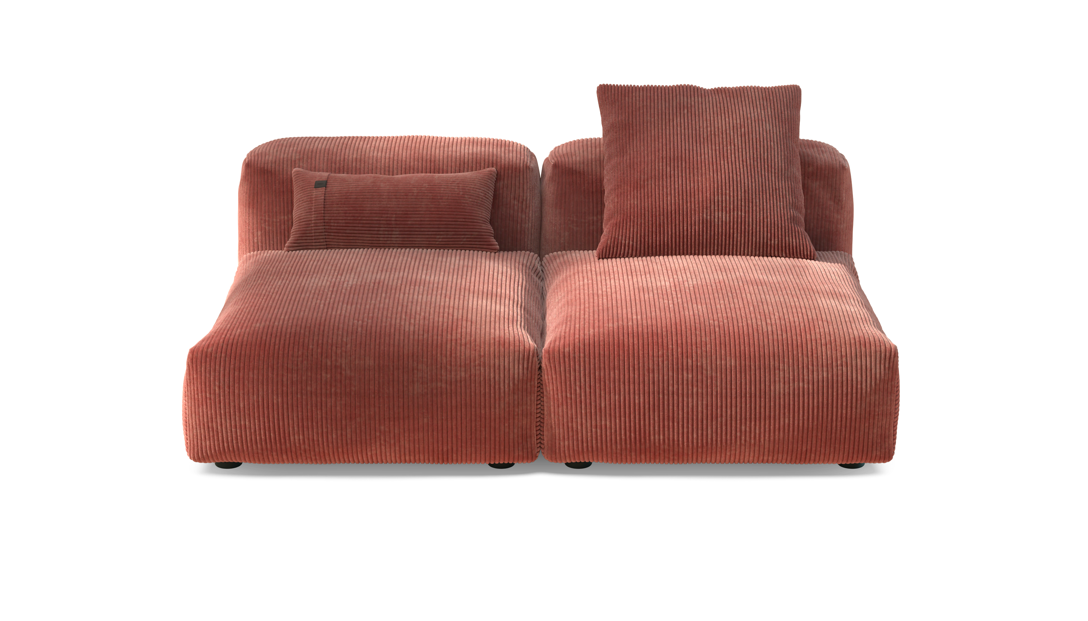 vetsak Sofa Set 01 Medium divano velluto brick