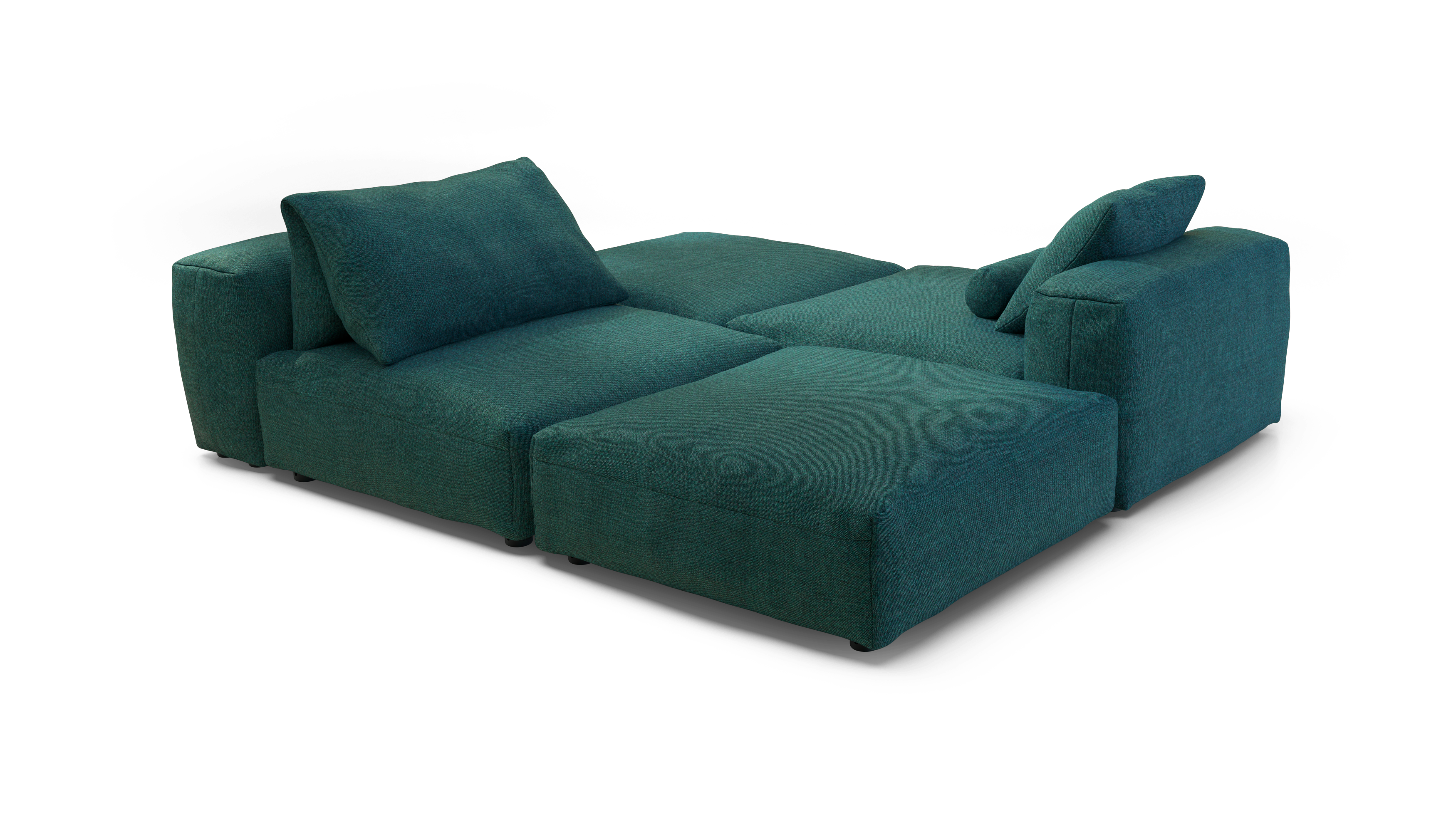 vetsak Sofa Set 08 Daybed divano modulare Pique cedro 6 posti
