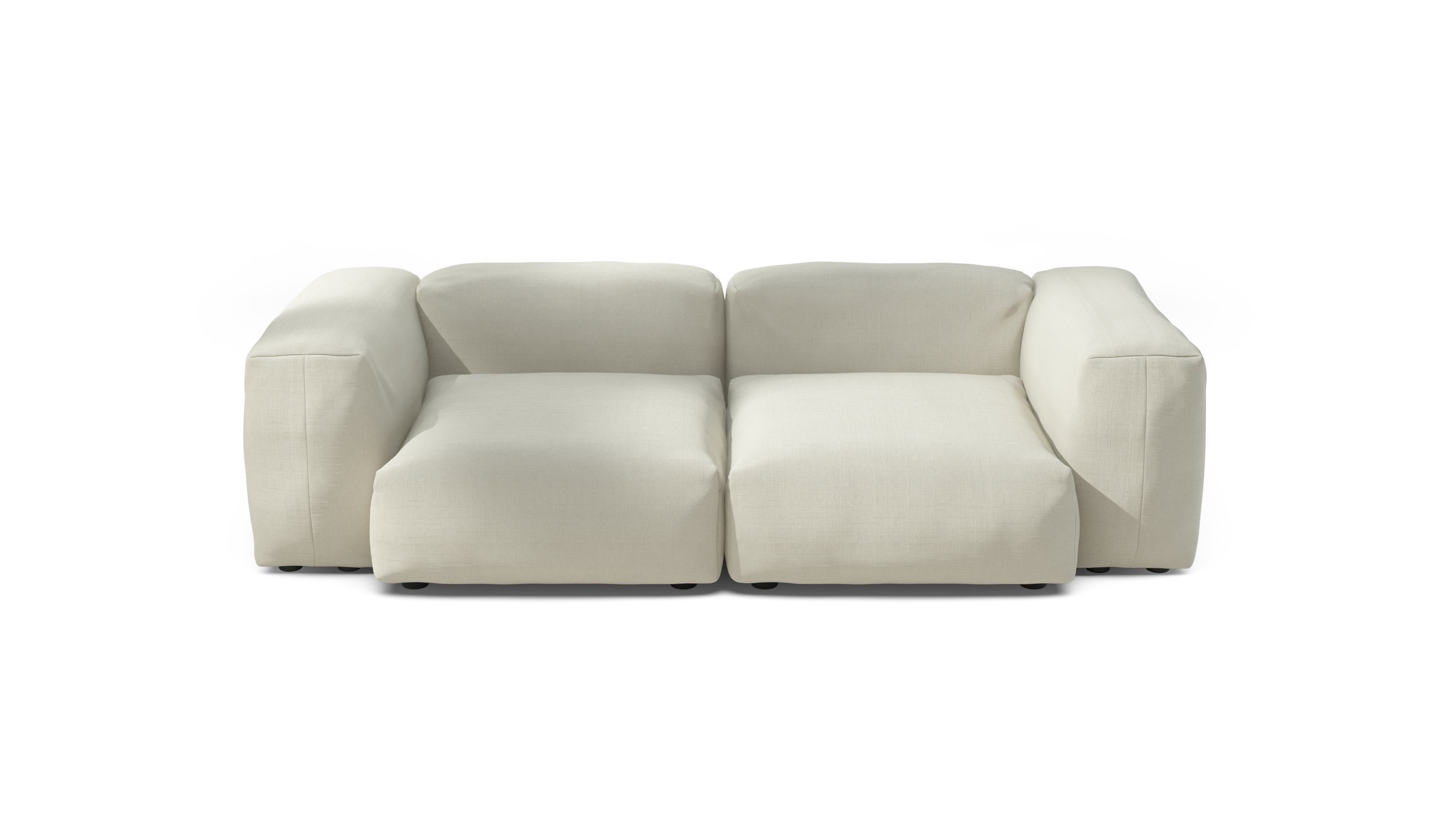 Vetsak Sofa Set 02 Medium divano grande Pique crema 230x115