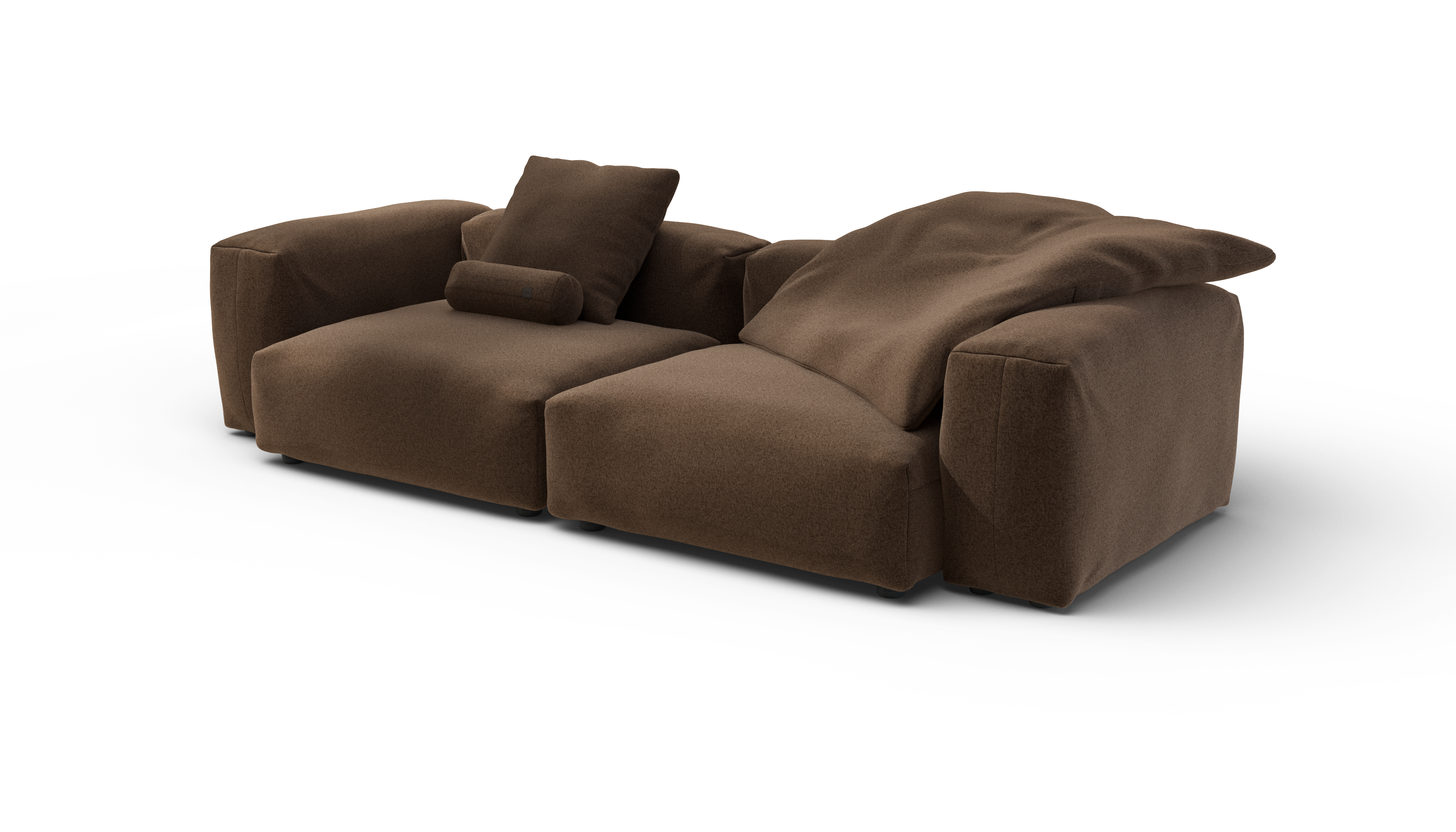 vetsak Sofa Set 02 Large divano 272x115 umber pebble