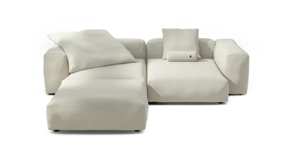 vetsak Set 03 divano modulare crema piqué 272x220