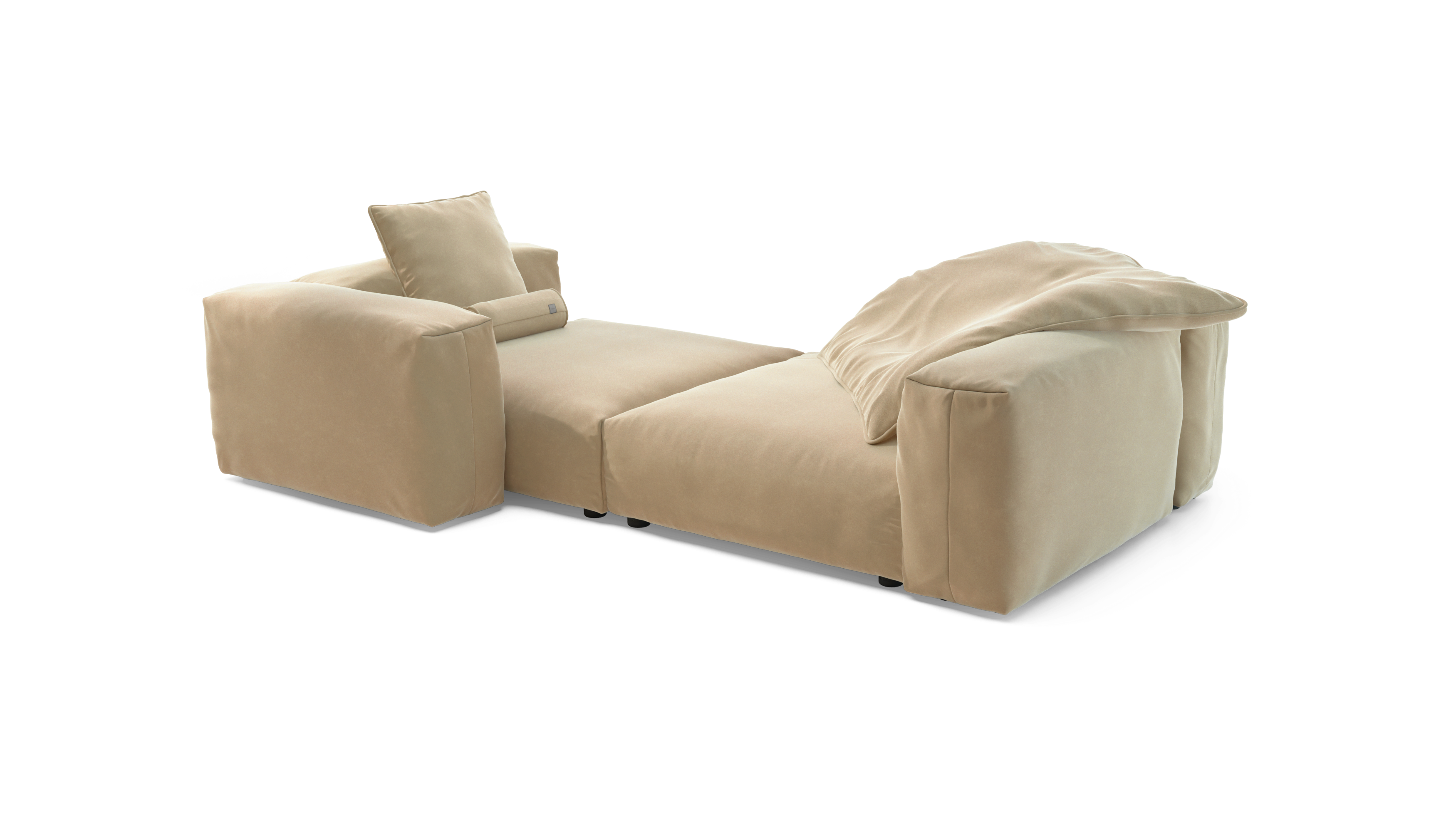 vetsak Sofa Set 02 XLarge divano crema 272x136 seduta profonda
