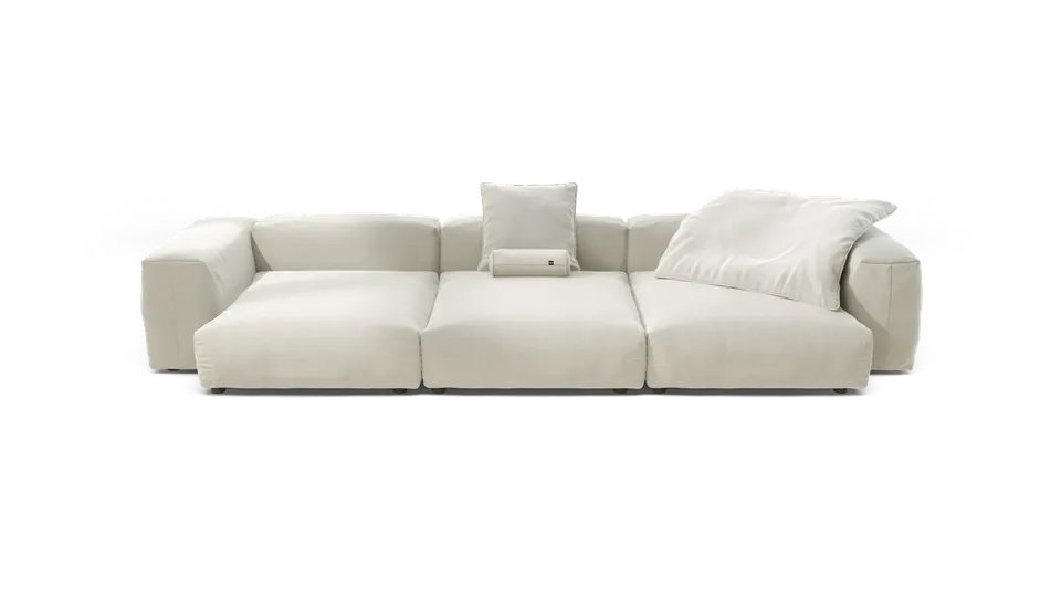 vetsak Sofa Set 05 divano angolare Suave Pearl 377x136