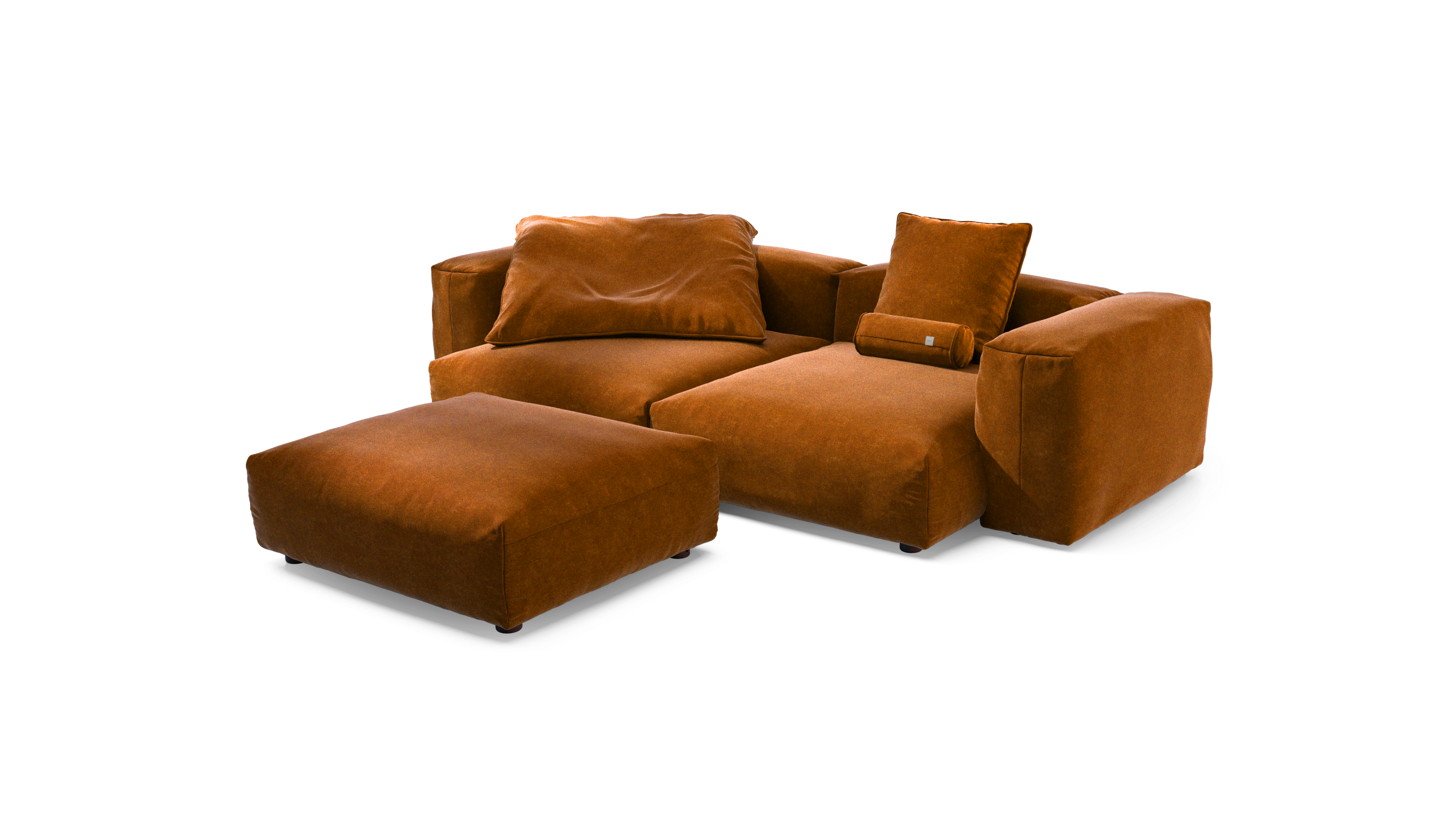 vetsak Sofa Set 03 divano angolare miele suave