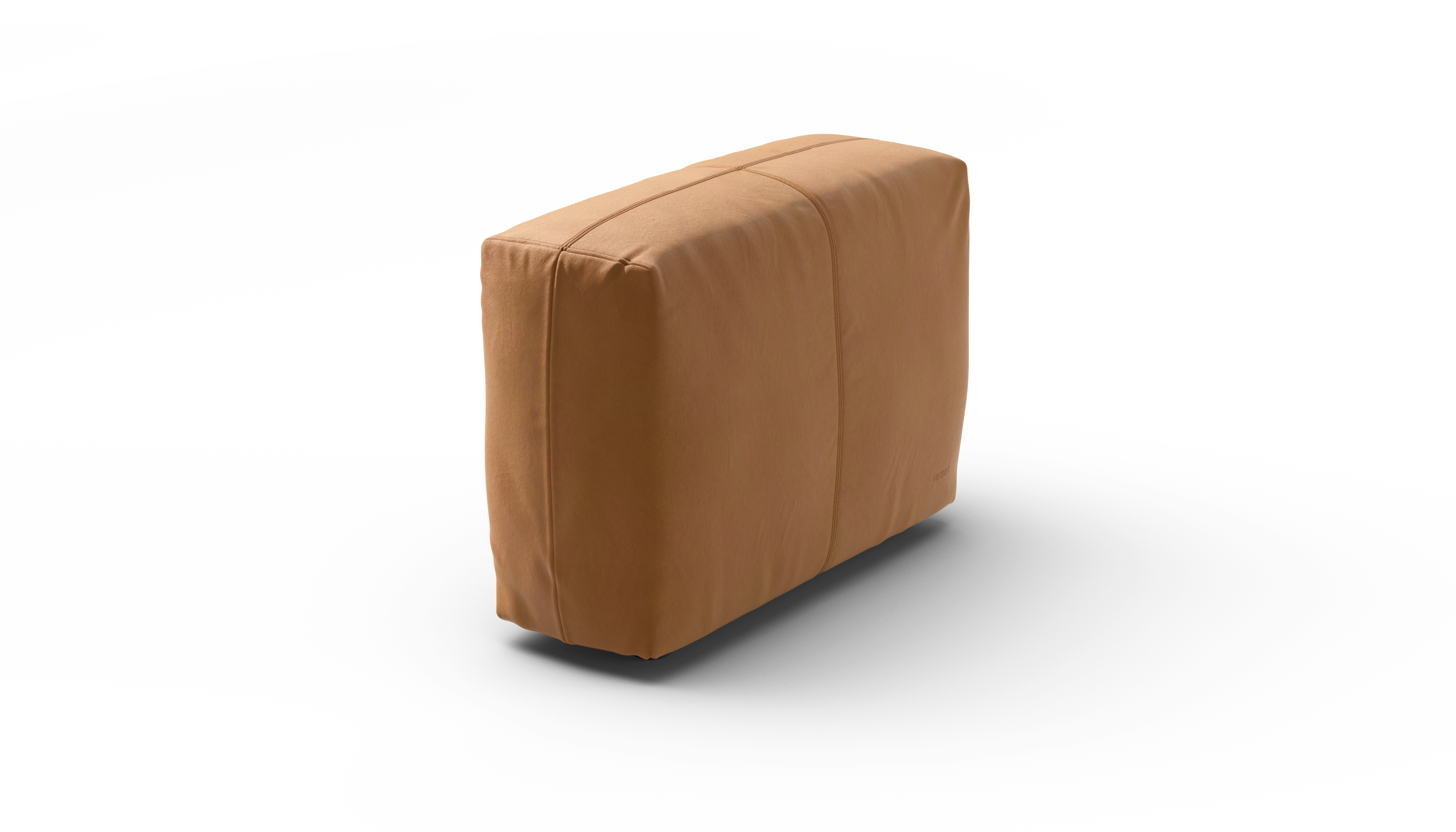 vetsak Sofa Side Medium modulo divano pelle marrone 84x31