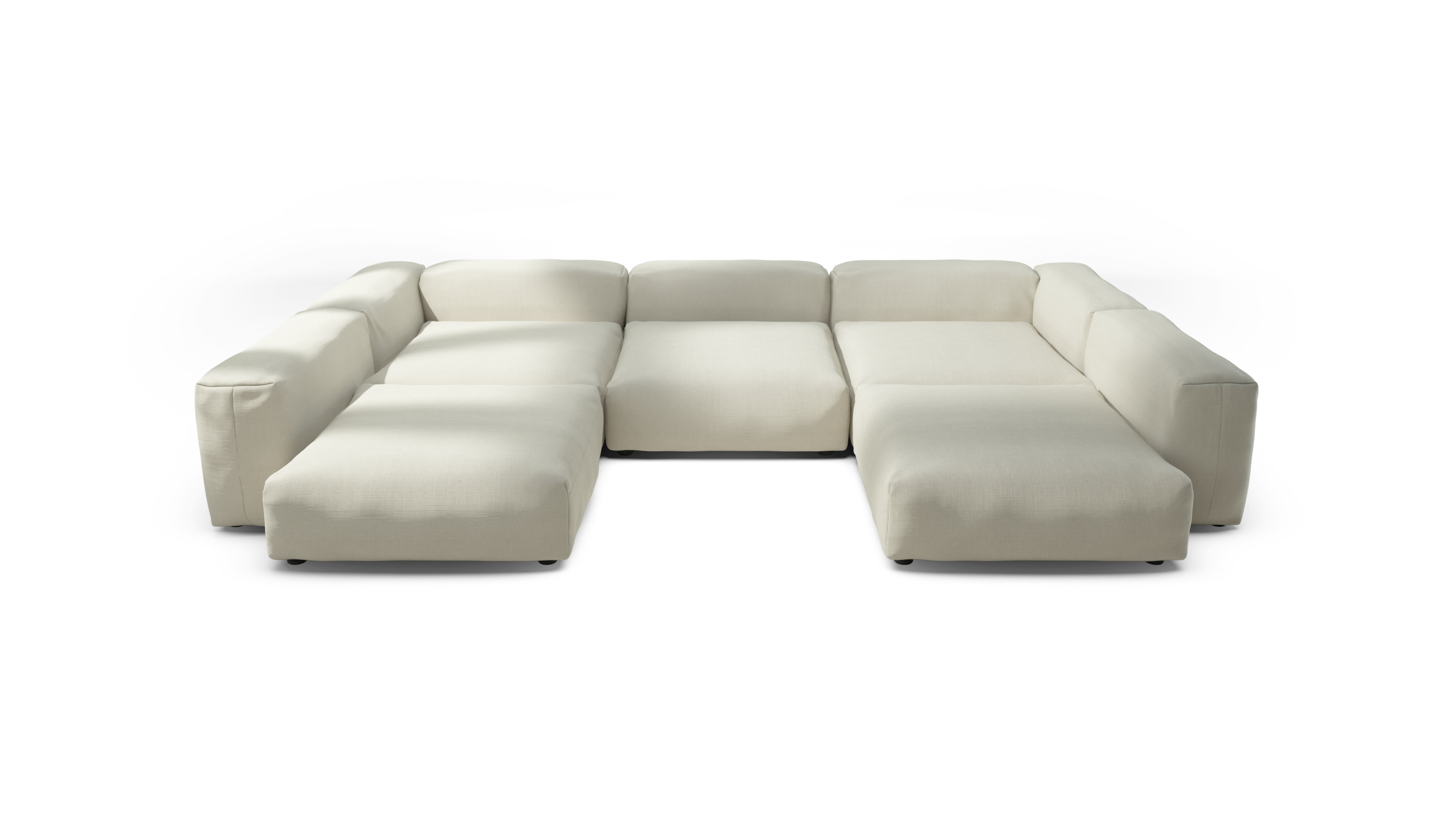 vetsak Sofa Set 06 divano modulare a U Pique Creme 377x241