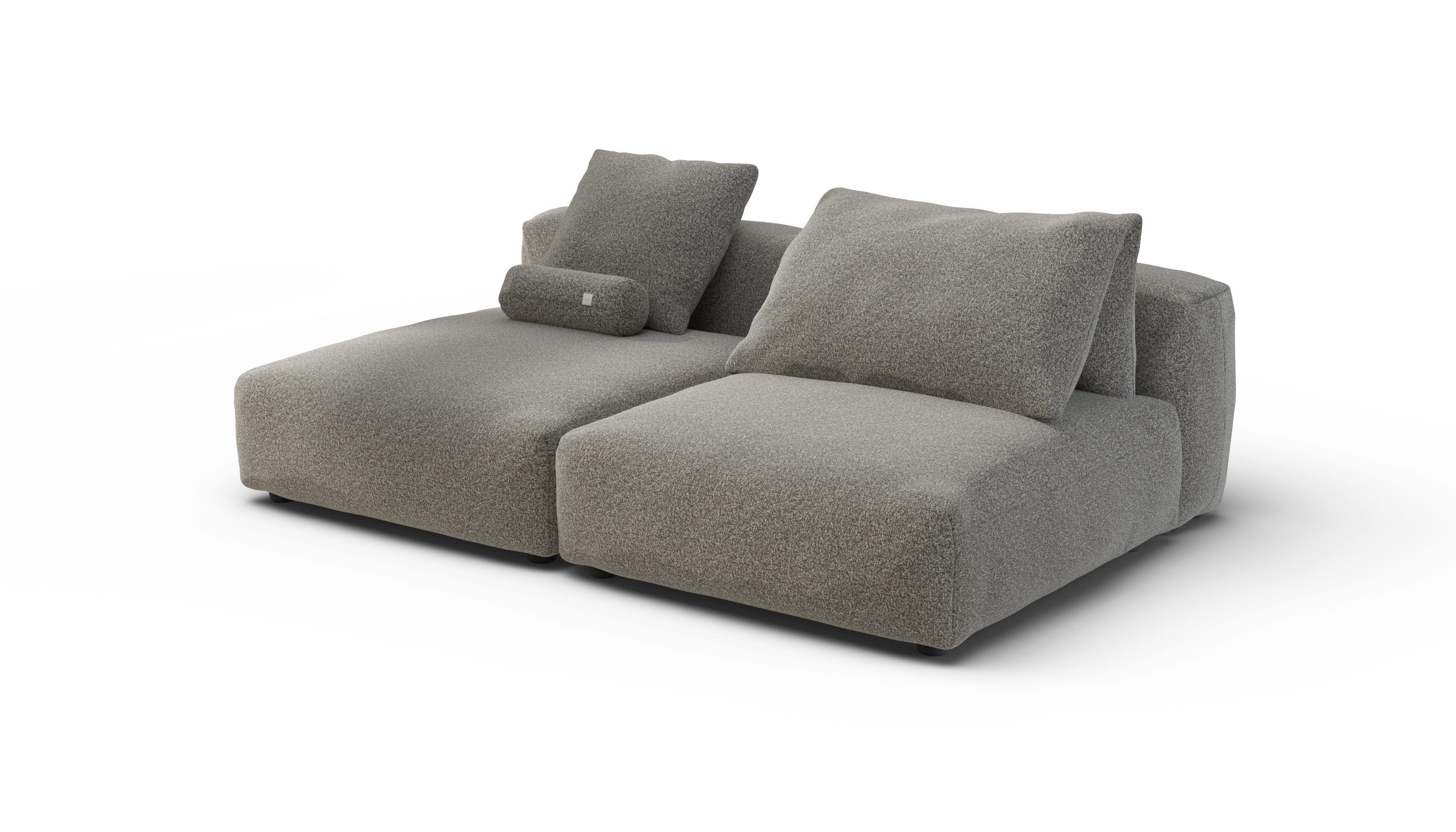 vetsak Sofa Set 01 XL divano modulare platino 210x136 seduta profonda