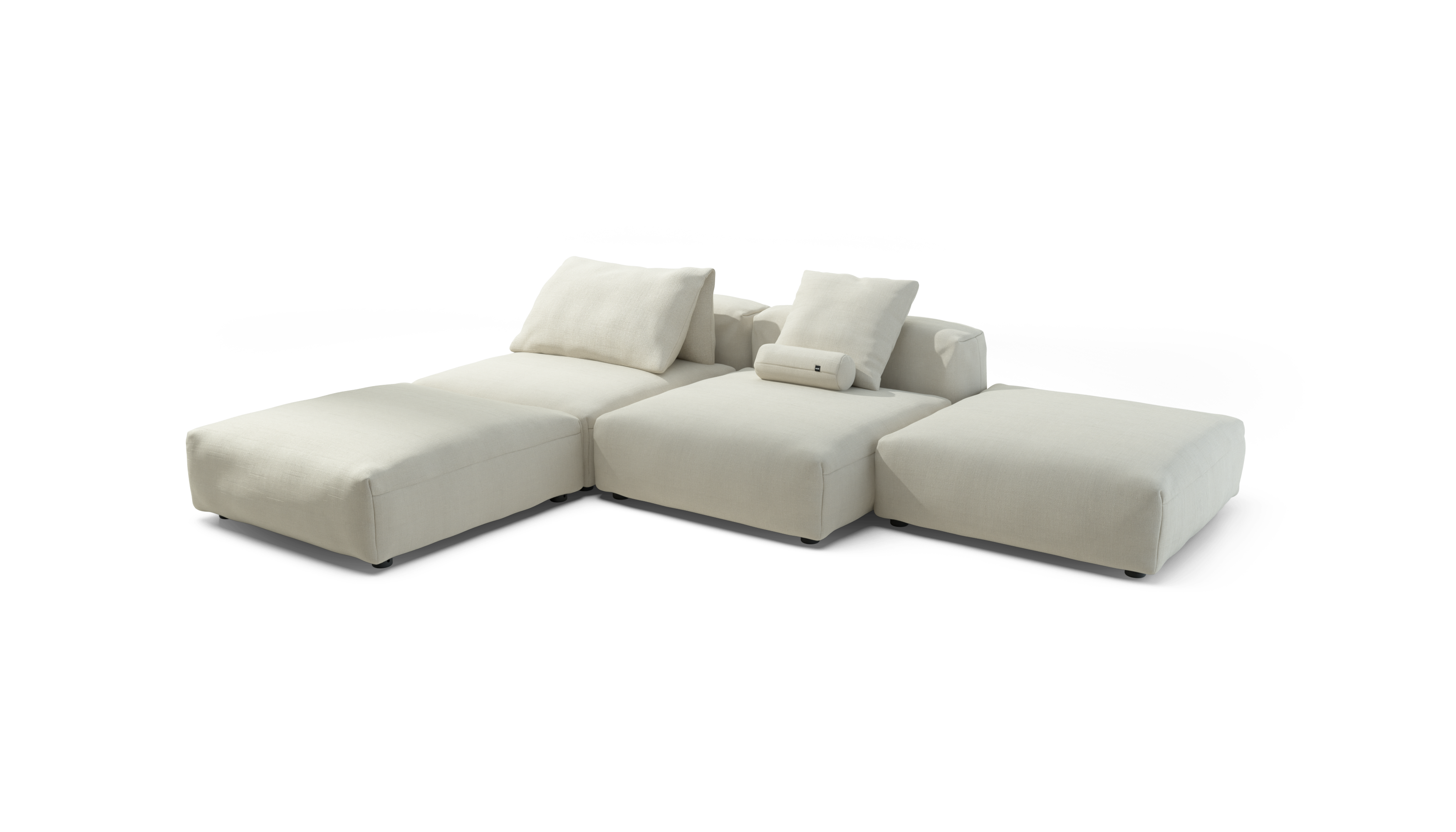 vetsak Sofa Set 08 Daybed divano esterno creme 210x241