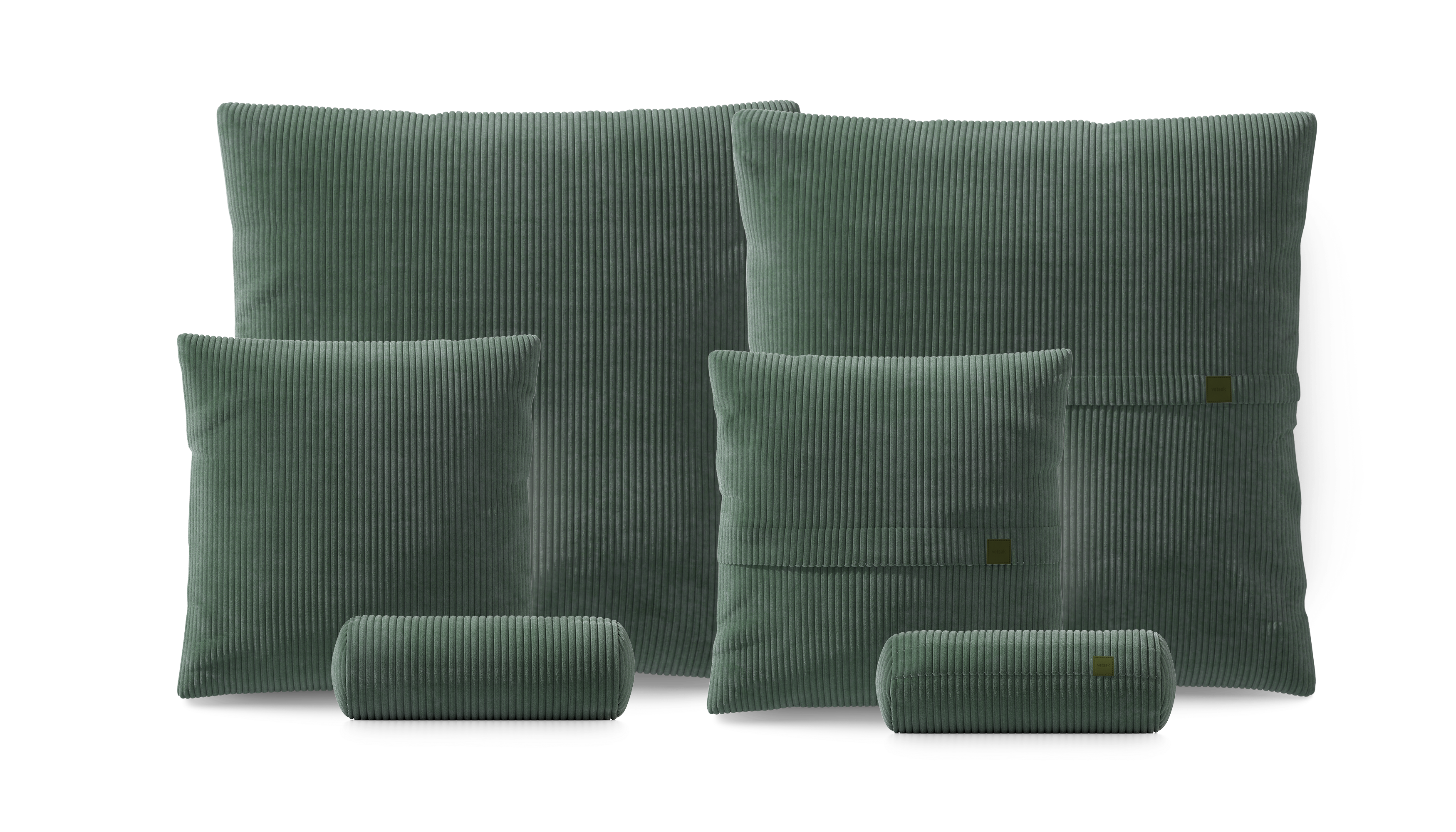 Vetsak Pillow Set 3 set 6 cuscini velluto hunter