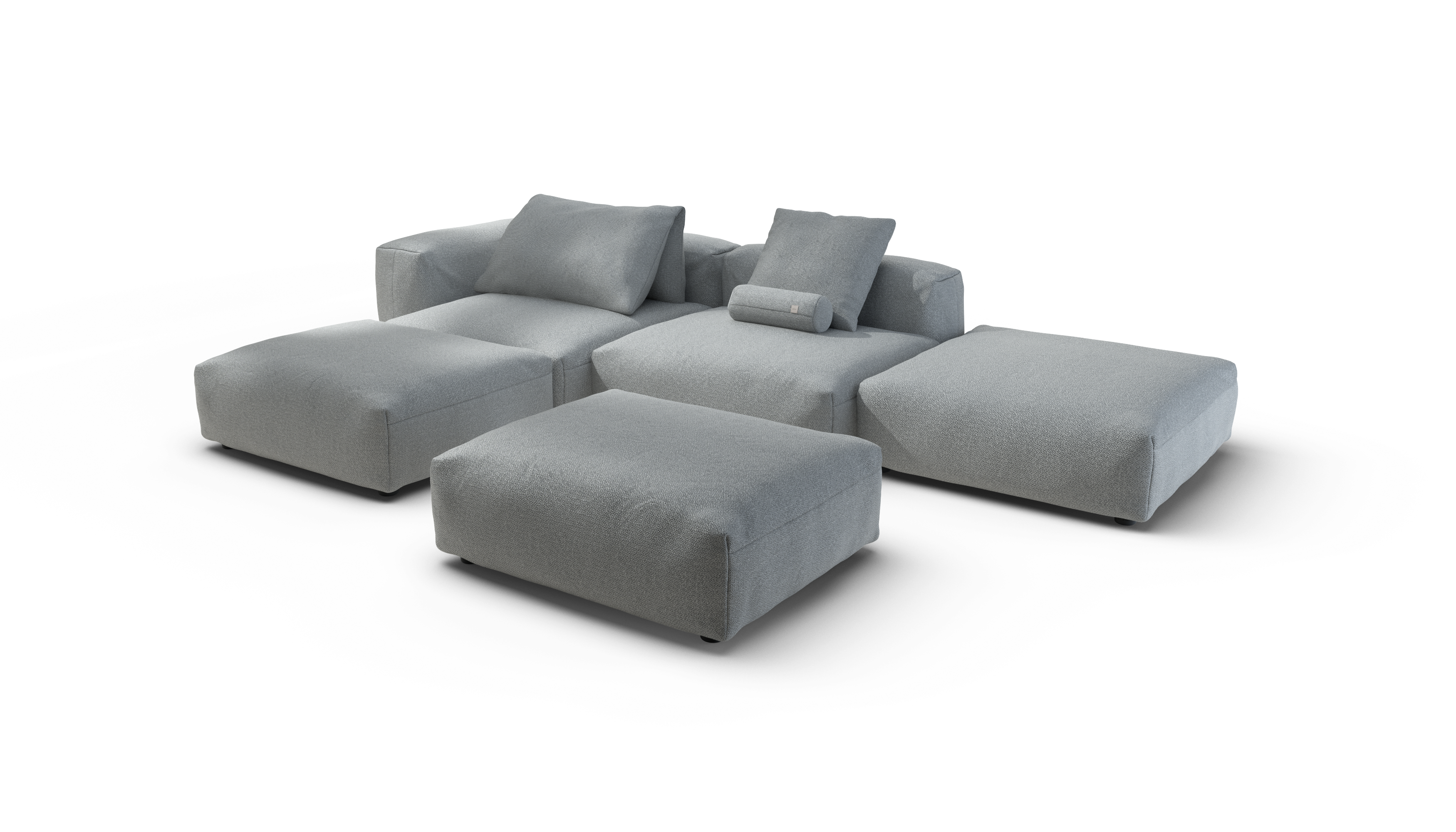 vetsak Sofa Set 09 The Island divano 6 posti calcare da esterno