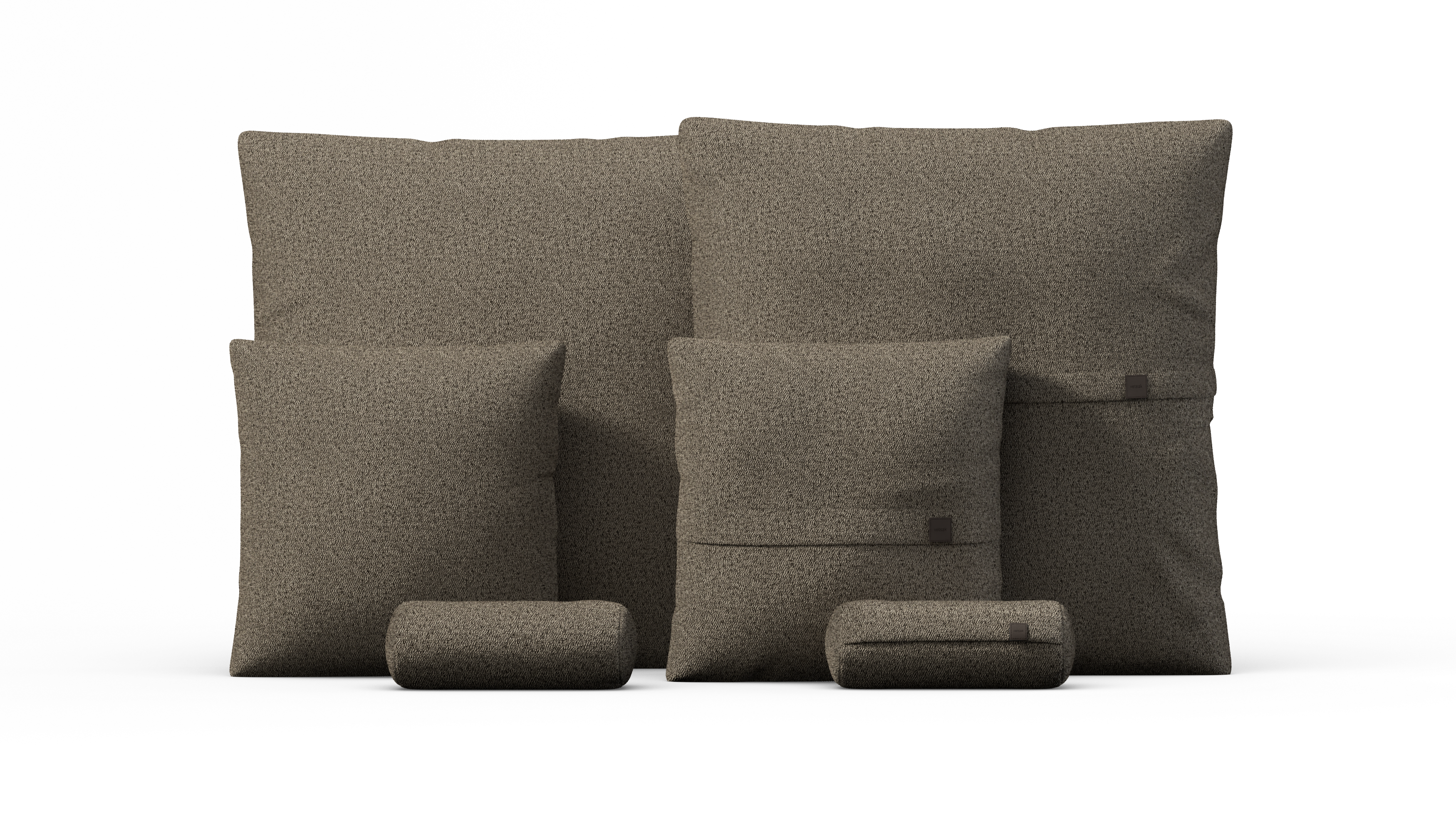 vetsak Pillow Set 3 set cuscini loop loop taupe