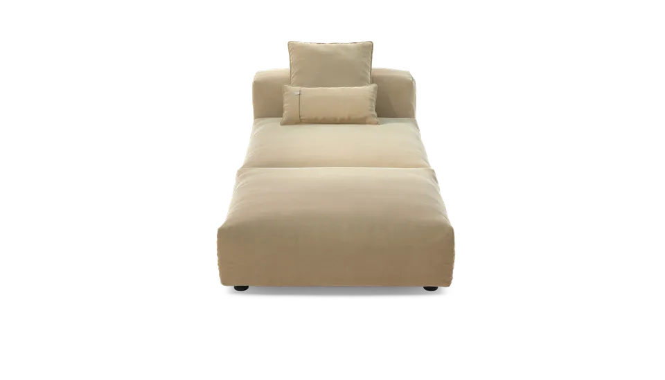 vetsak Sofa Set 07 Sun Lounger divano suave creme 105x220