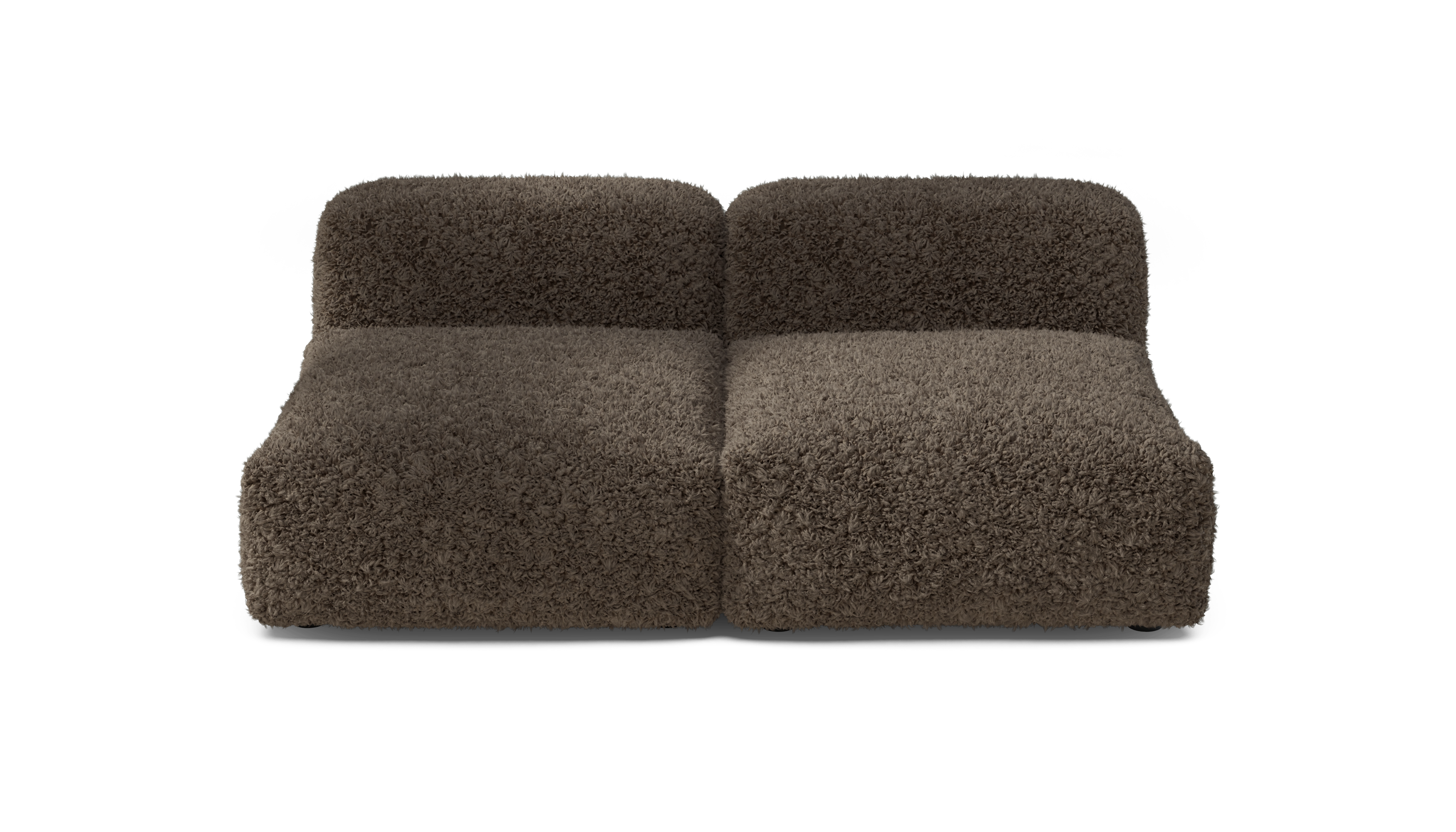 vetsak Sofa Set 01 Medium divano modulare Doodle Cacao 3 posti