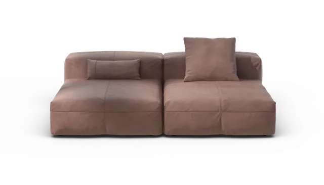 vetsak Sofa Set 01 Large divano modulare stone in pelle
