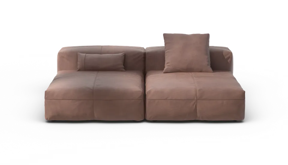 vetsak Sofa Set 01 Large divano modulare stone in pelle