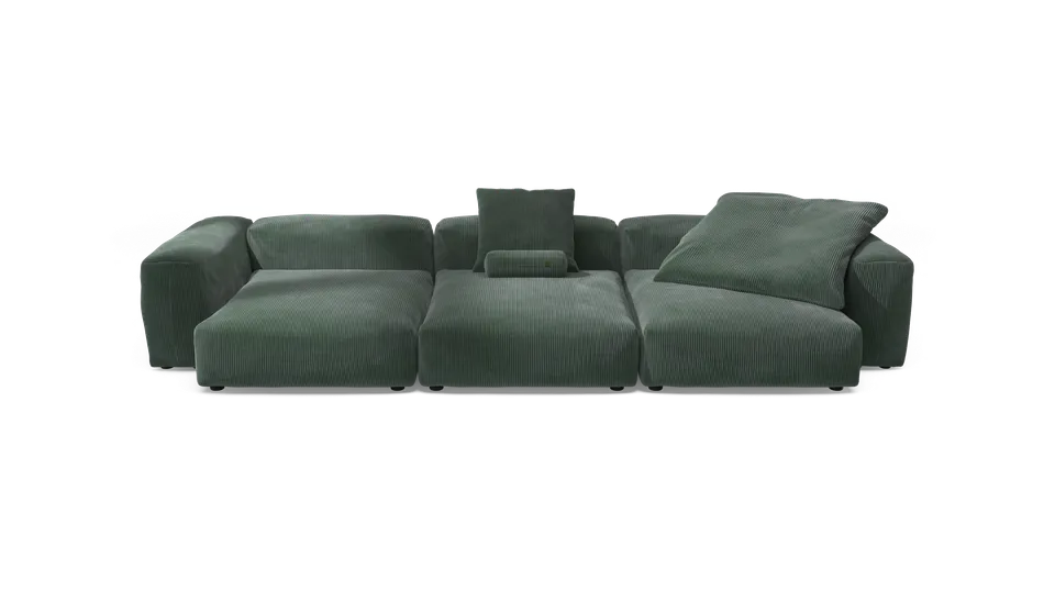 vetsak Sofa Set 05 divano modulare verde Hunter 5 posti