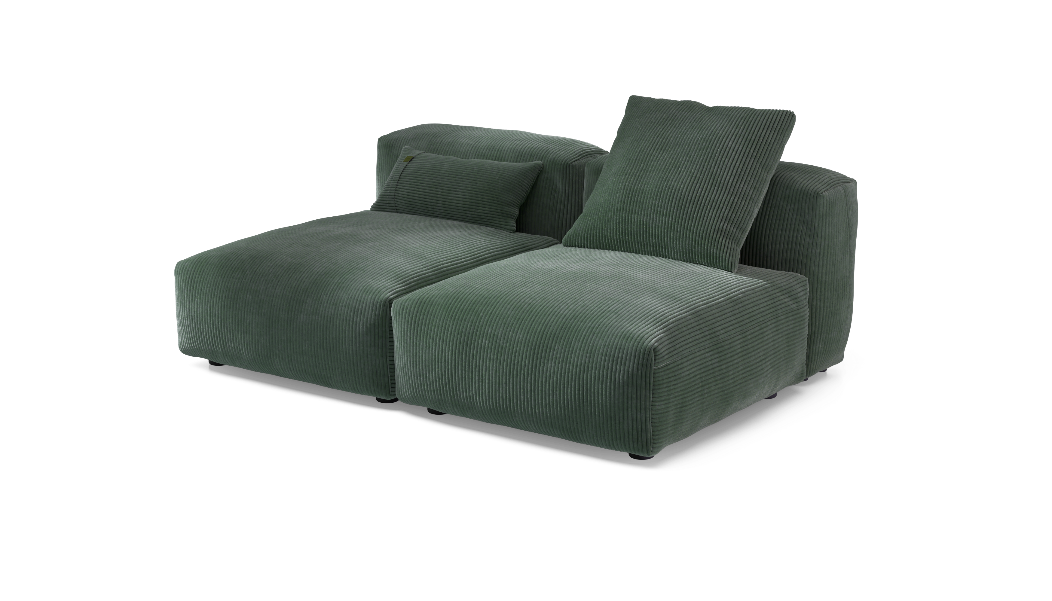 vetsak Set 01 Medium divano modulare 3 posti hunter cord velour